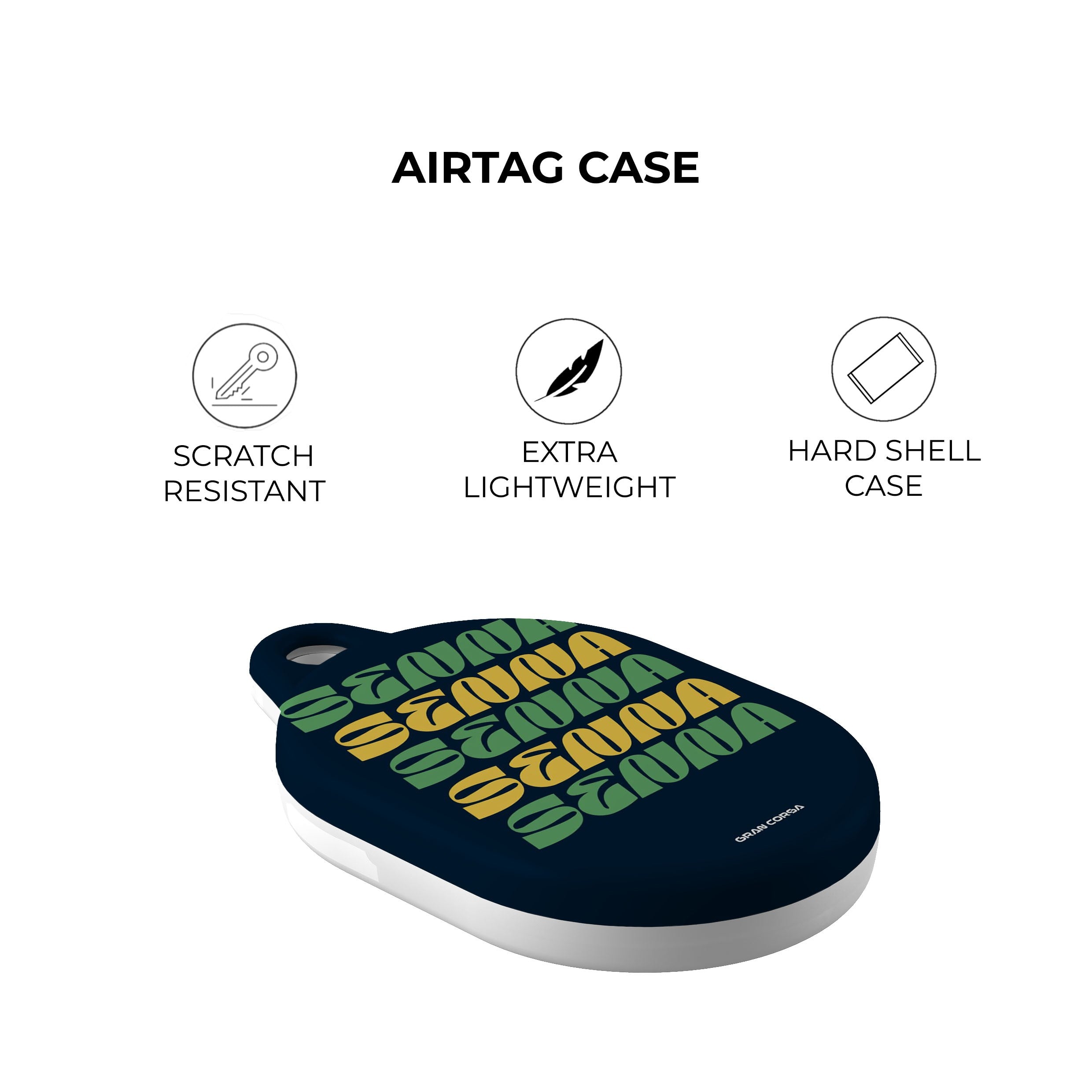 Ayrton Senna F1 McLaren 1989 Homage Illustration AirTag Holder