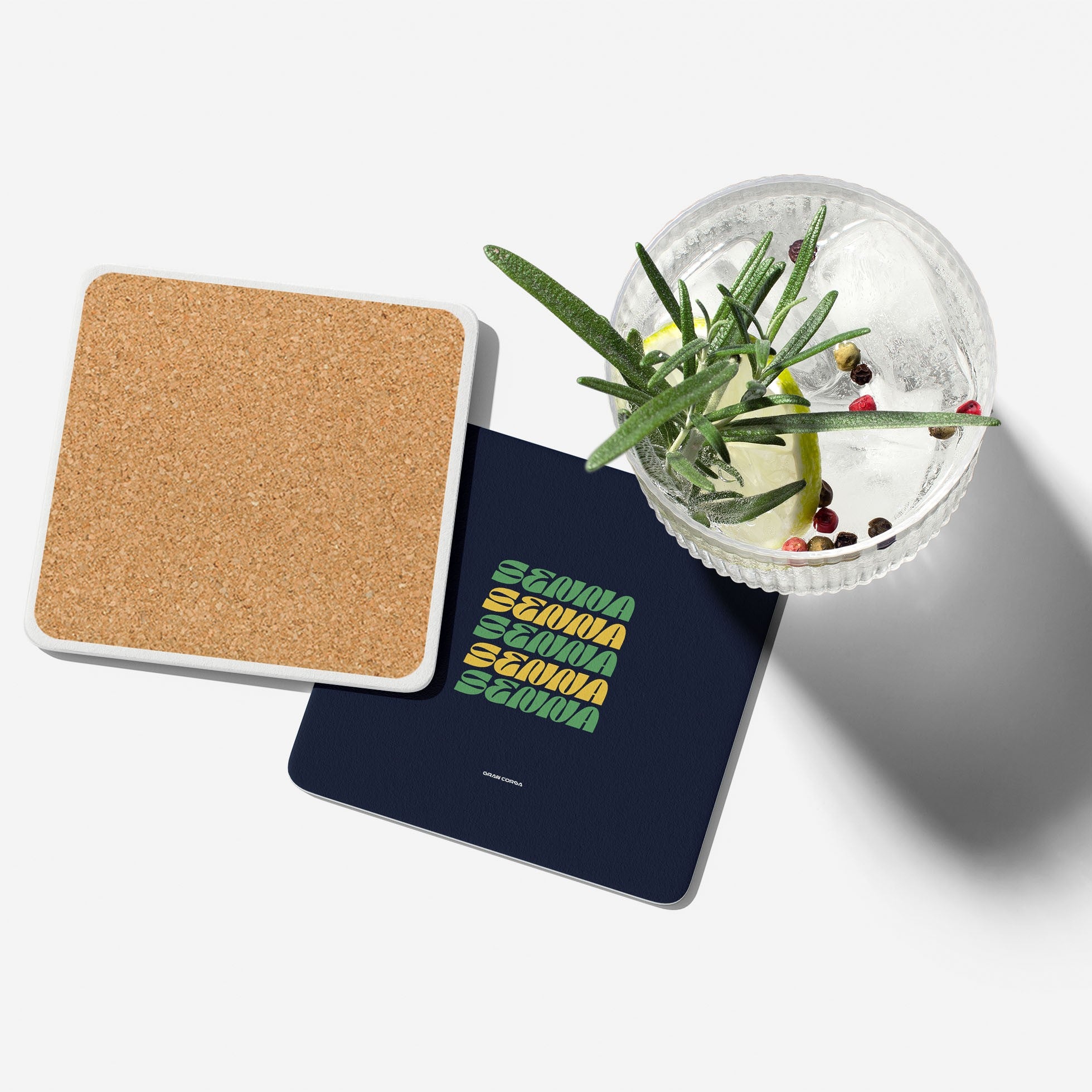 Ayrton Senna F1 McLaren 1989 Homage Illustration Coaster