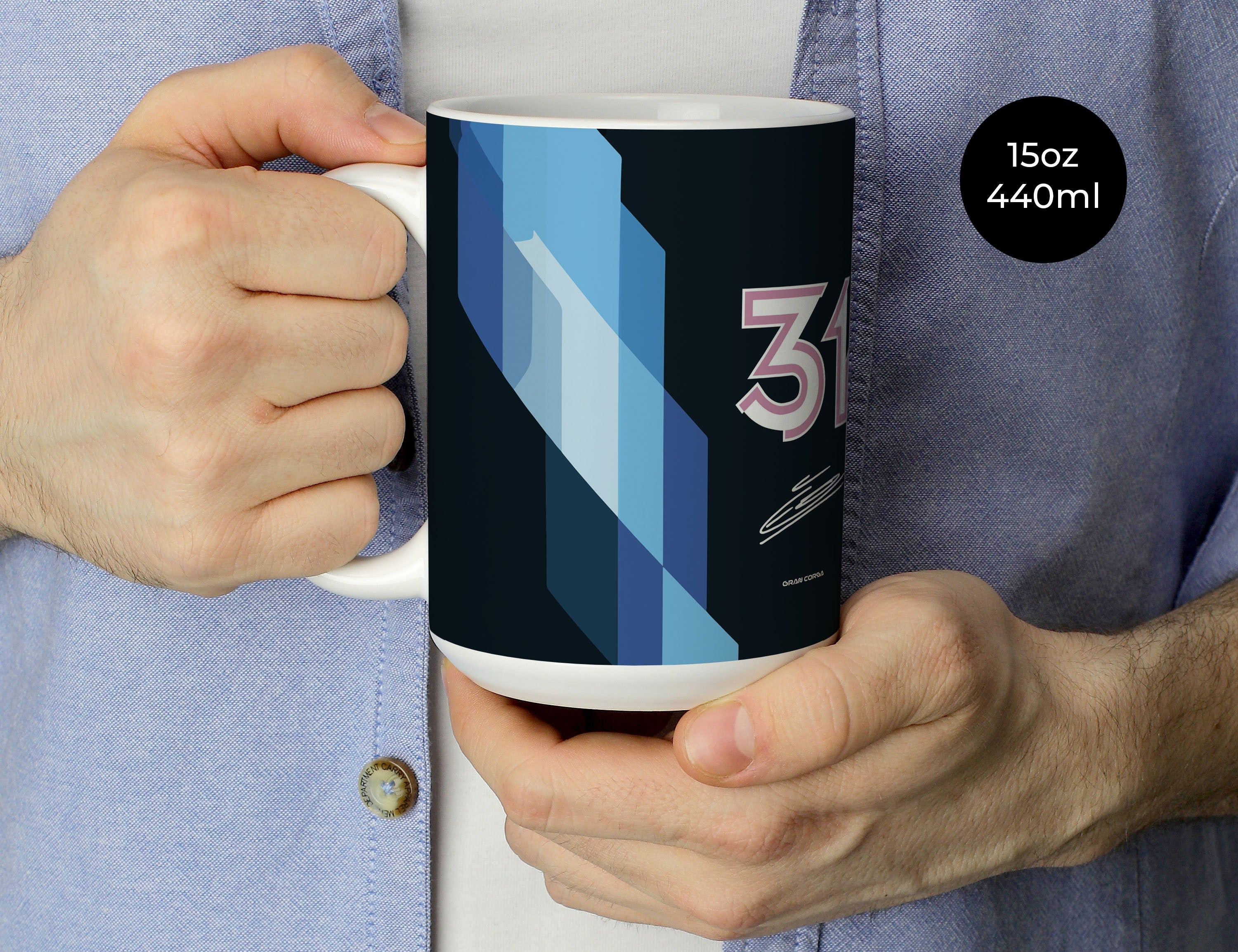 Esteban Ocon F1 Alpine 2024 A524 Livery Mug