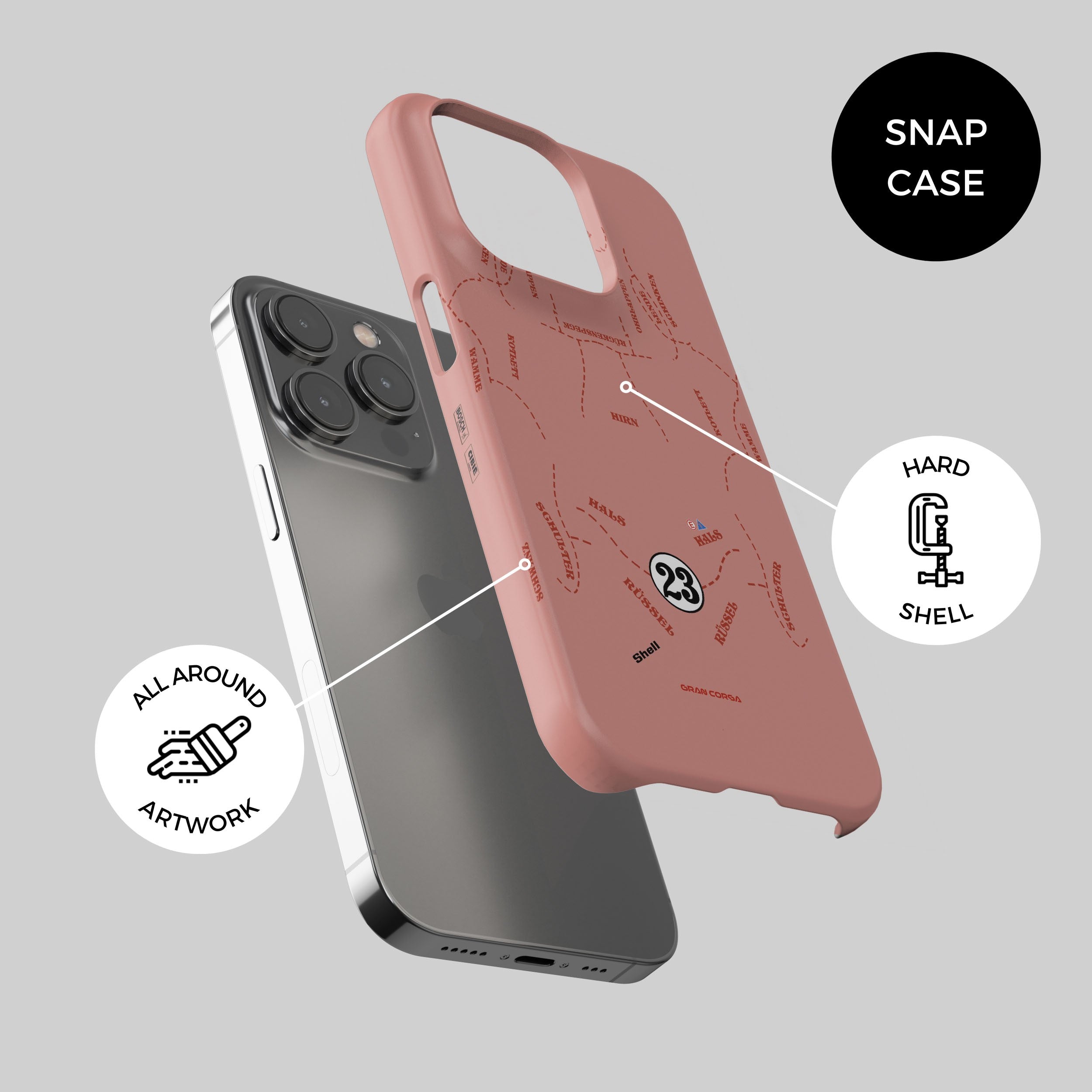 Porsche 1971 917/20 "Pink Pig" Le Mans WED Livery Phone Case