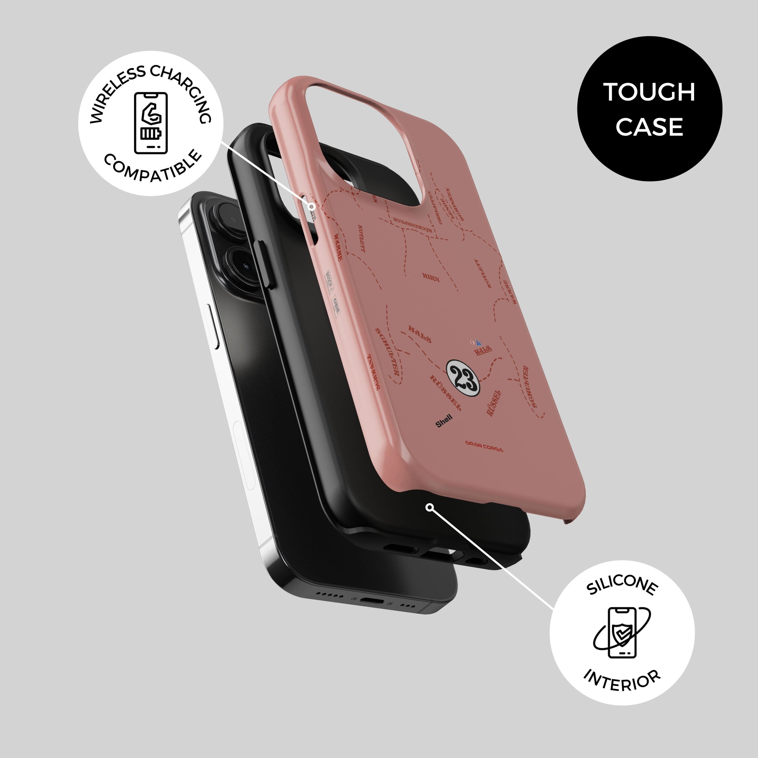 Porsche 1971 917/20 "Pink Pig" Le Mans WED Livery Phone Case