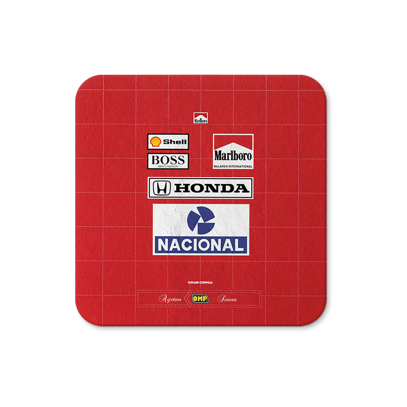 Ayrton Senna F1 McLaren 1988 Season Suit Coaster