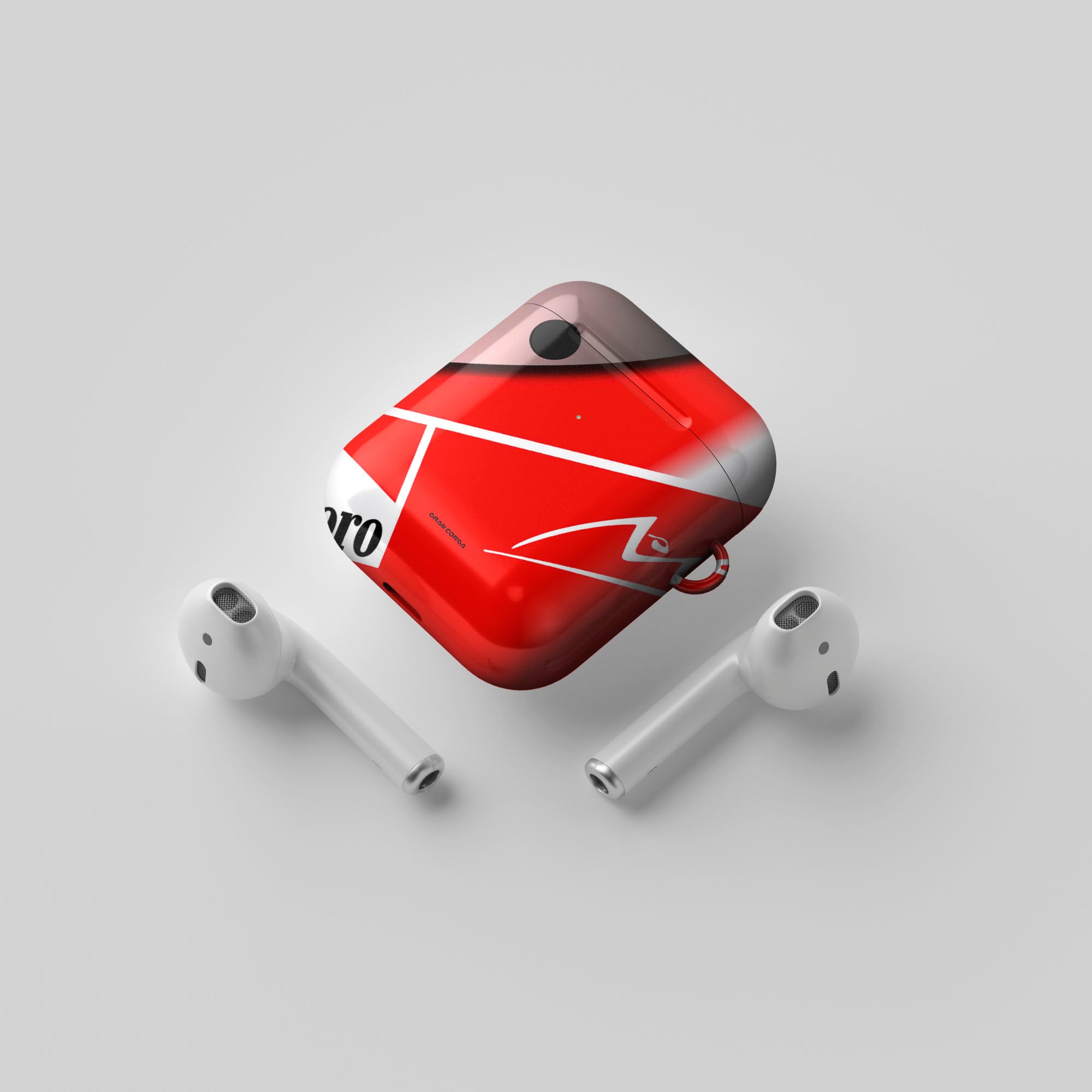 Michael Schumacher F1 Ferrari 2004 Season Helmet AirPods Case
