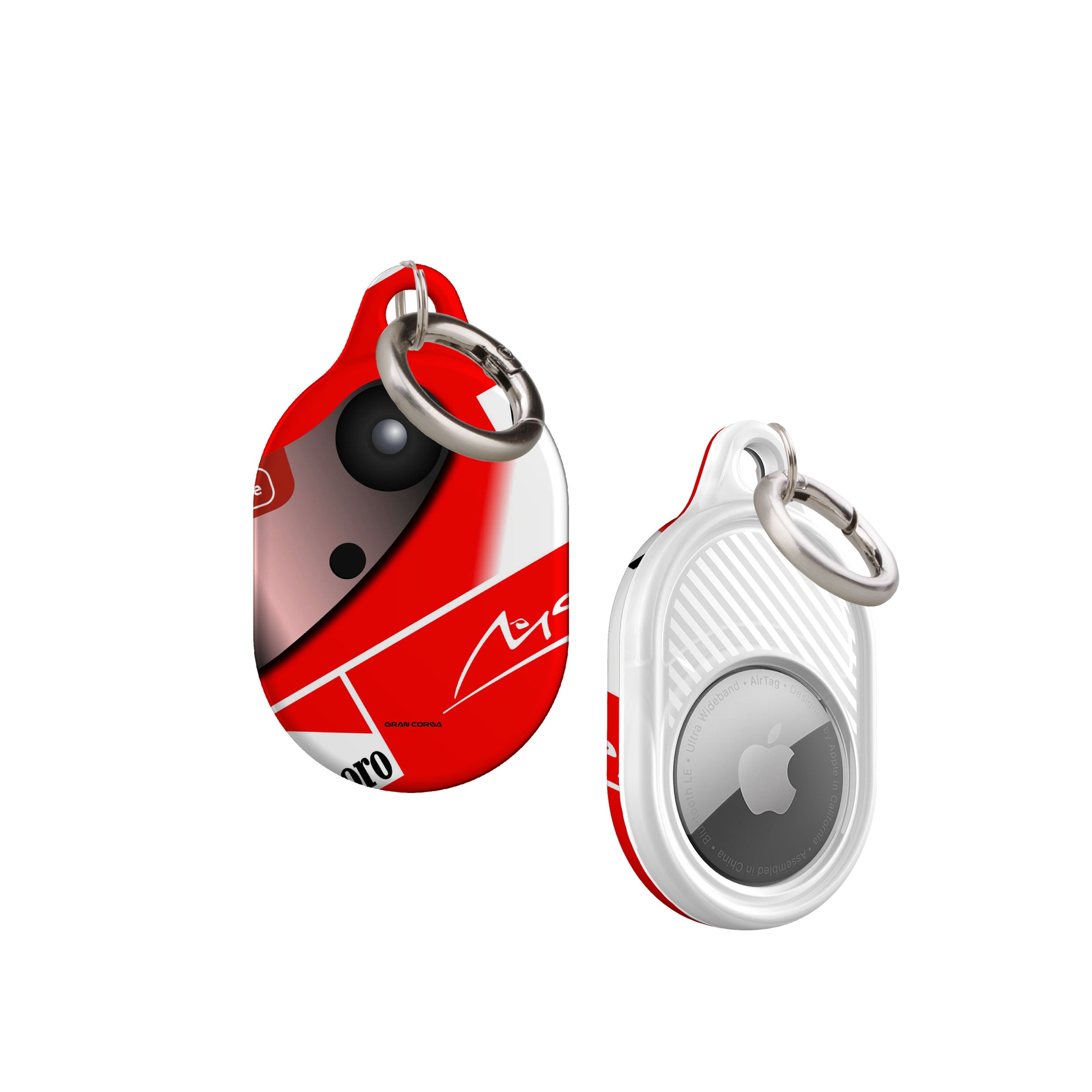 Michael Schumacher F1 Ferrari 2004 Season Helmet AirTag Holder