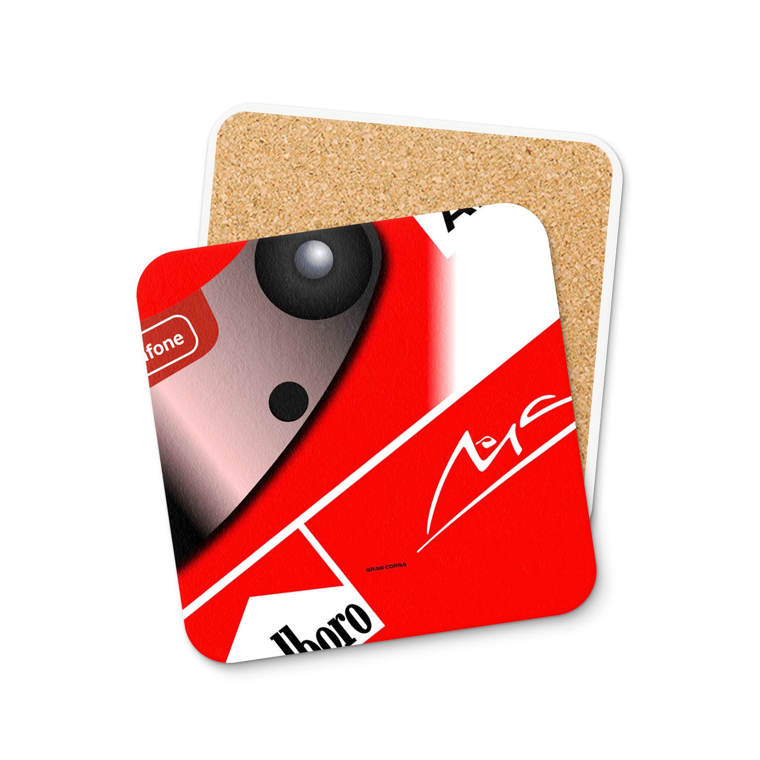 Michael Schumacher F1 Ferrari 2004 Season Helmet Coaster