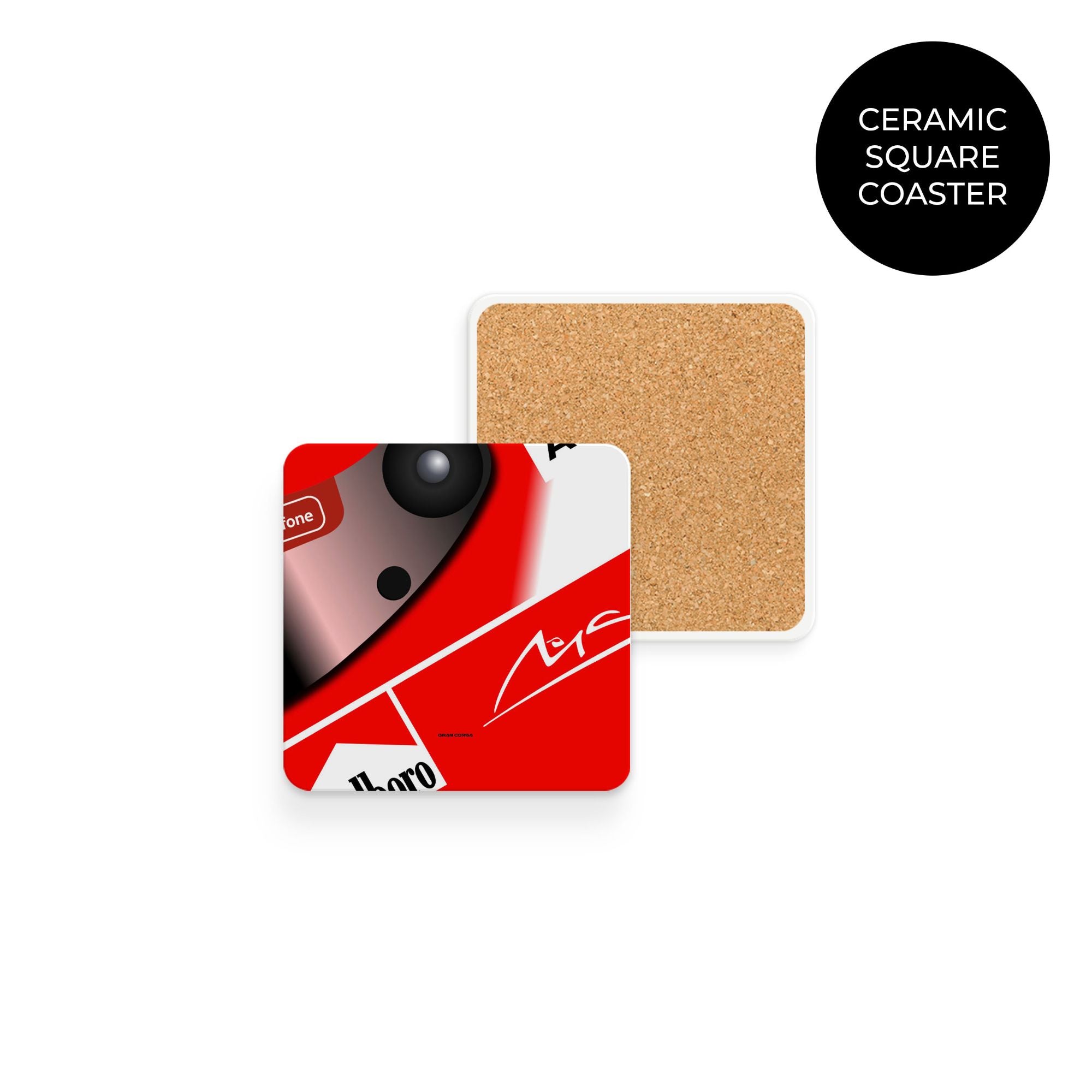 Michael Schumacher F1 Ferrari 2004 Season Helmet Coaster