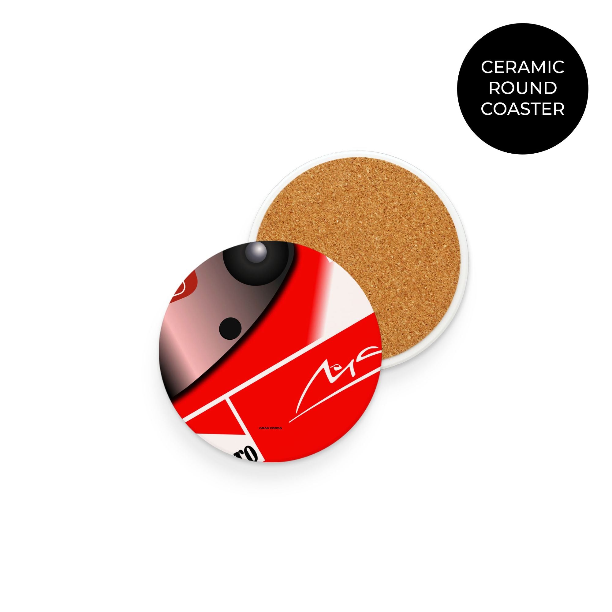 Michael Schumacher F1 Ferrari 2004 Season Helmet Coaster