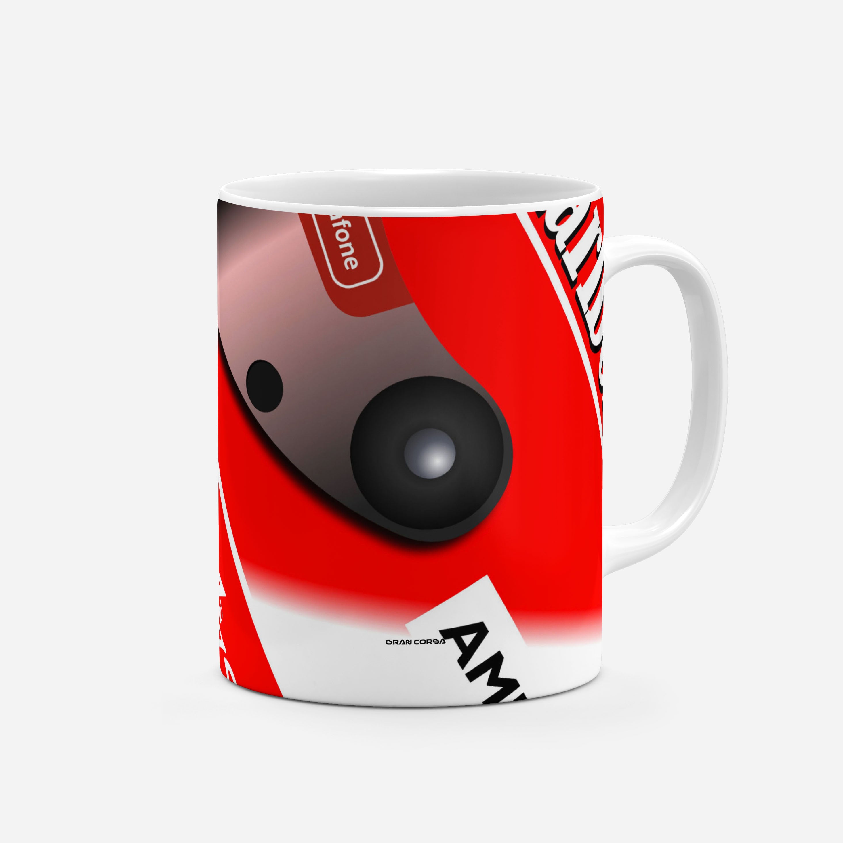 Michael Schumacher F1 Ferrari 2004 Season Helmet Mug