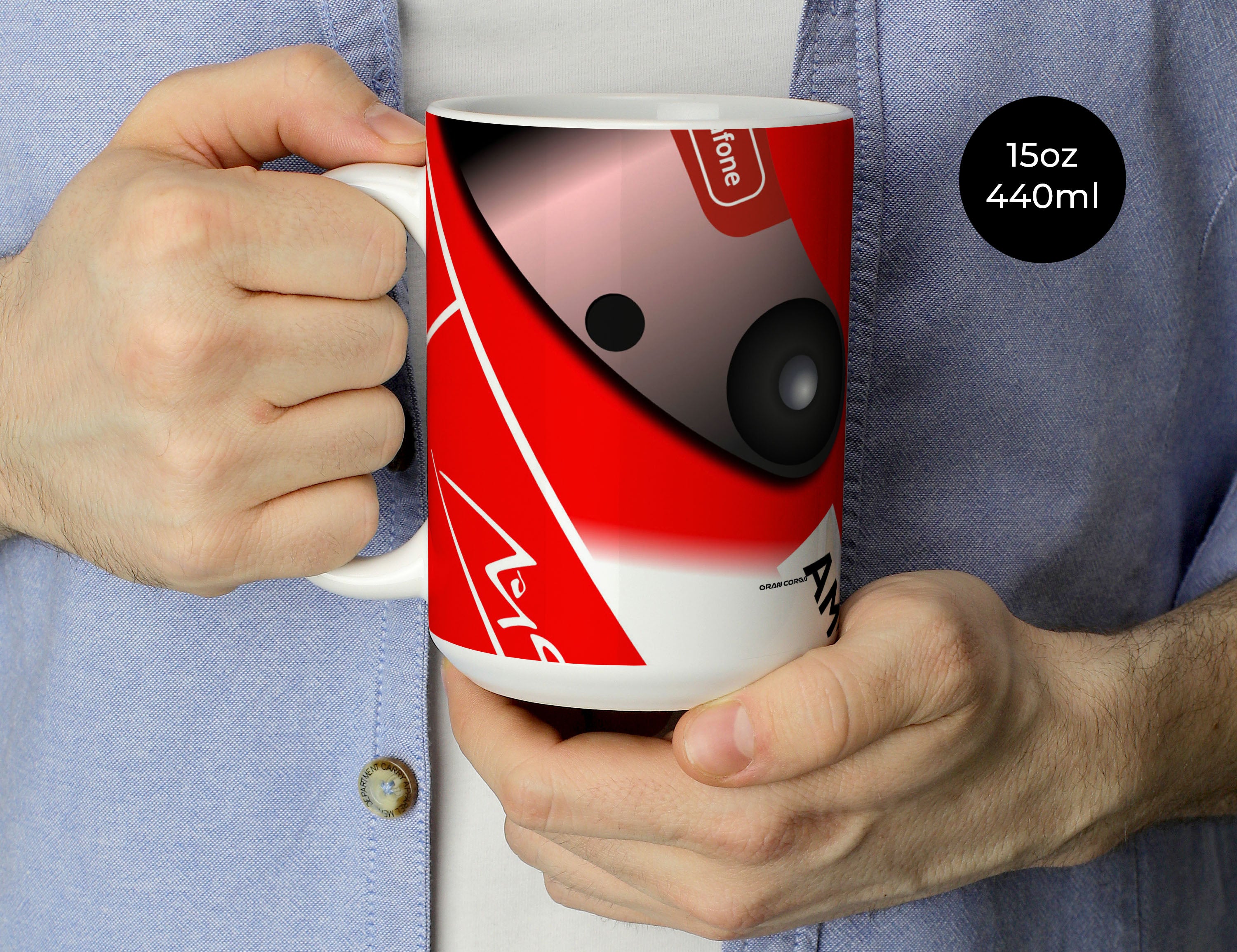 Michael Schumacher F1 Ferrari 2004 Season Helmet Mug