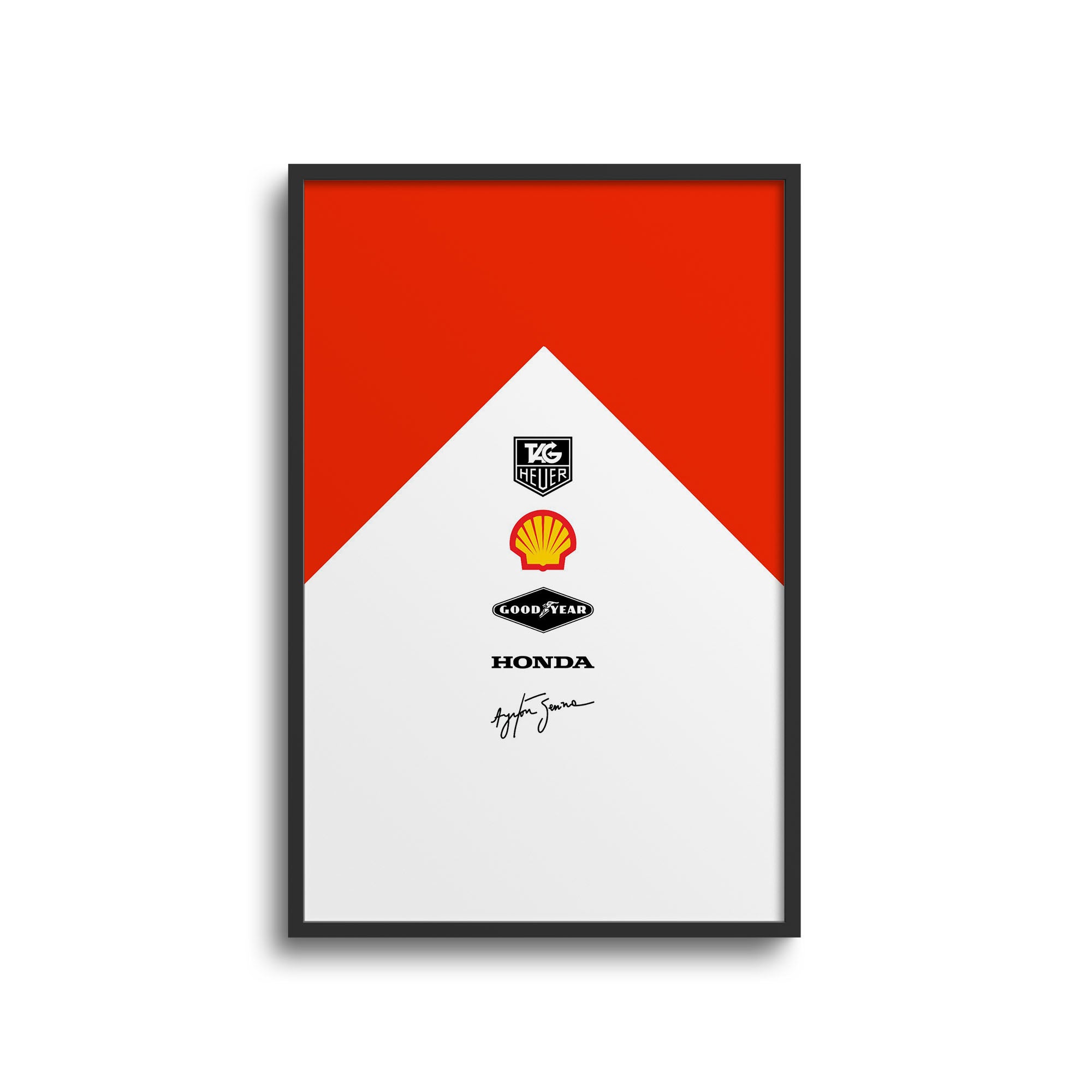 Ayrton Senna F1 McLaren 1992 MP4/7 Livery Poster