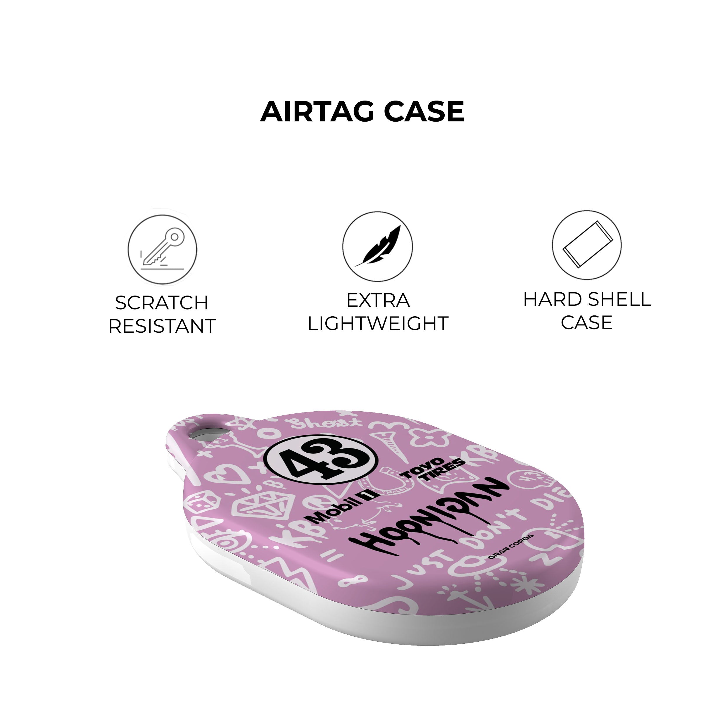 Ken Block Pikes Peak Porsche 2022 "Hoonipigasus" #43 Livery AirTag Holder