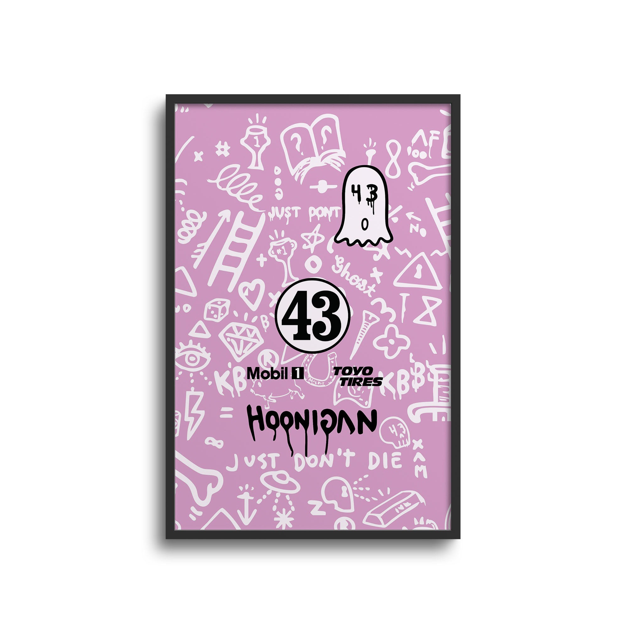 Ken Block Pikes Peak Porsche 2022 "Hoonipigasus" #43 Livery Poster