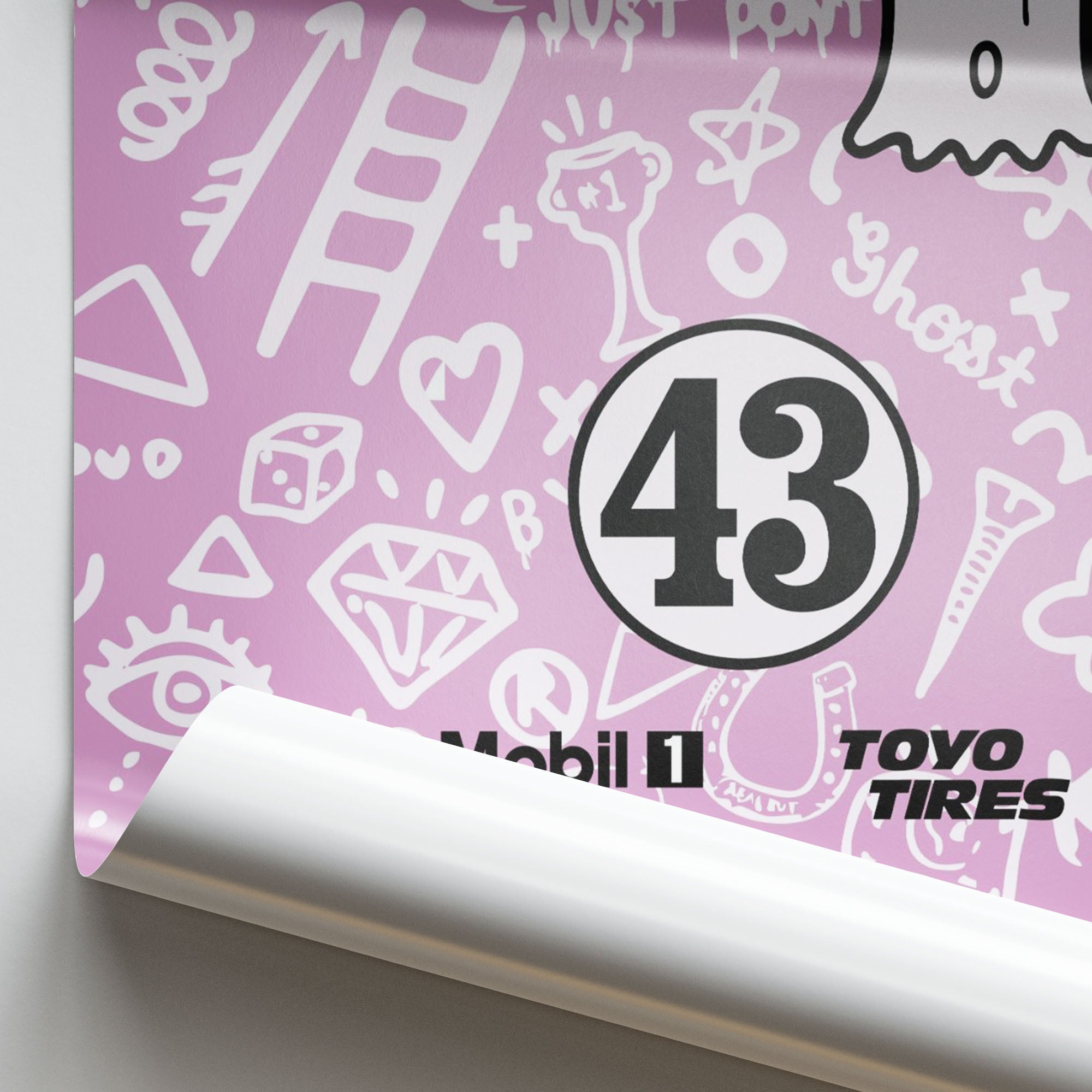 Ken Block Pikes Peak Porsche 2022 "Hoonipigasus" #43 Livery Poster