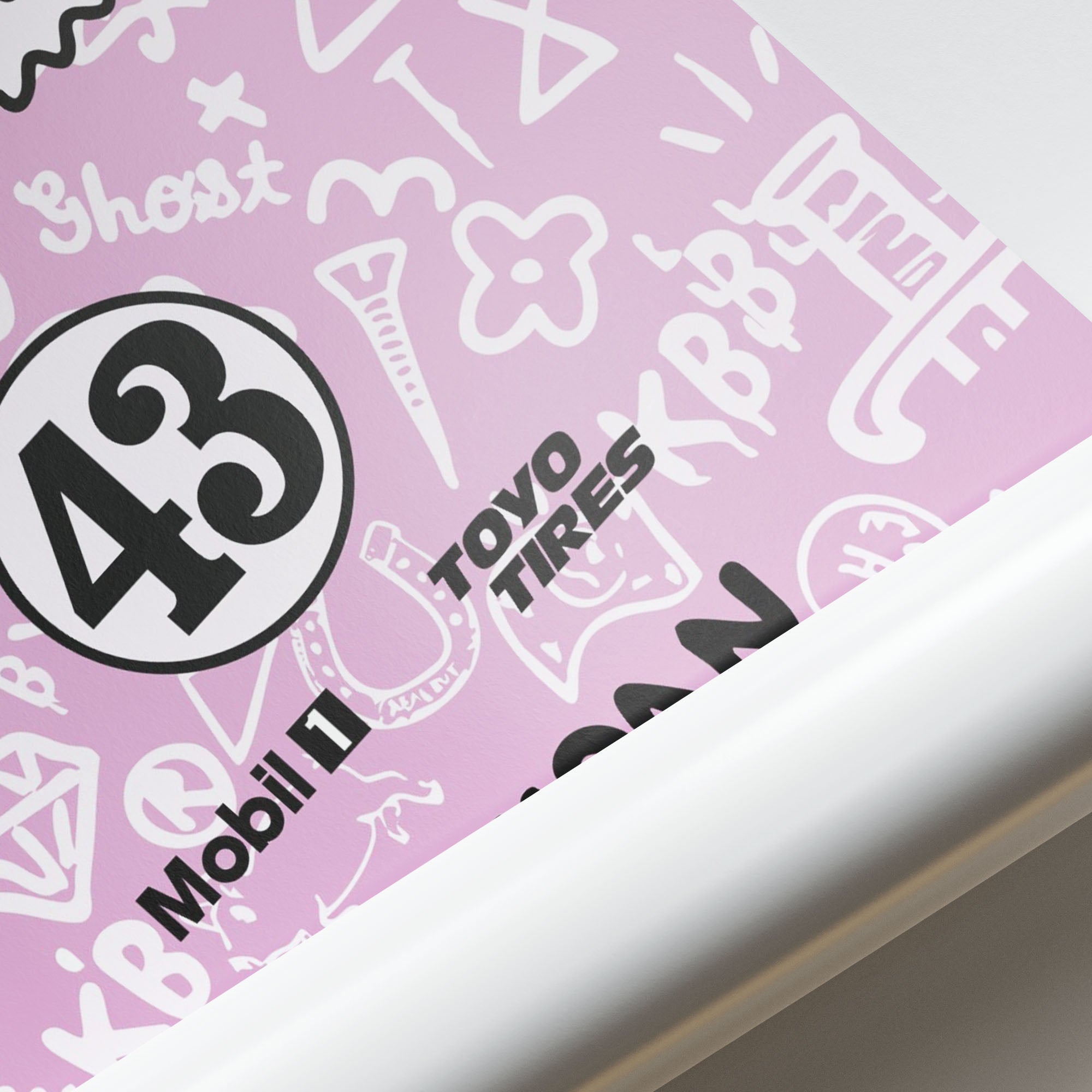 Ken Block Pikes Peak Porsche 2022 "Hoonipigasus" #43 Livery Poster