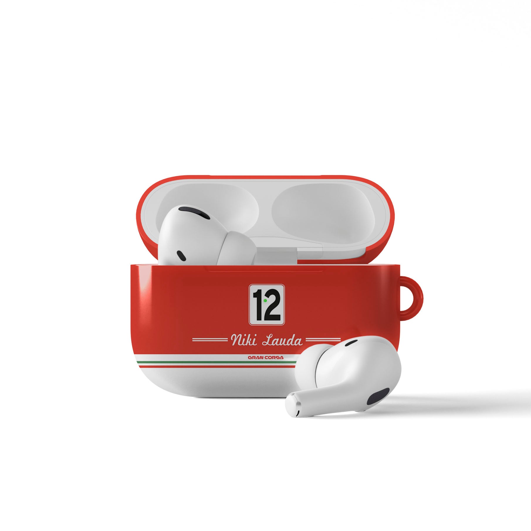 Niki Lauda F1 Ferrari 1975 312T2 Signed AirPods Case