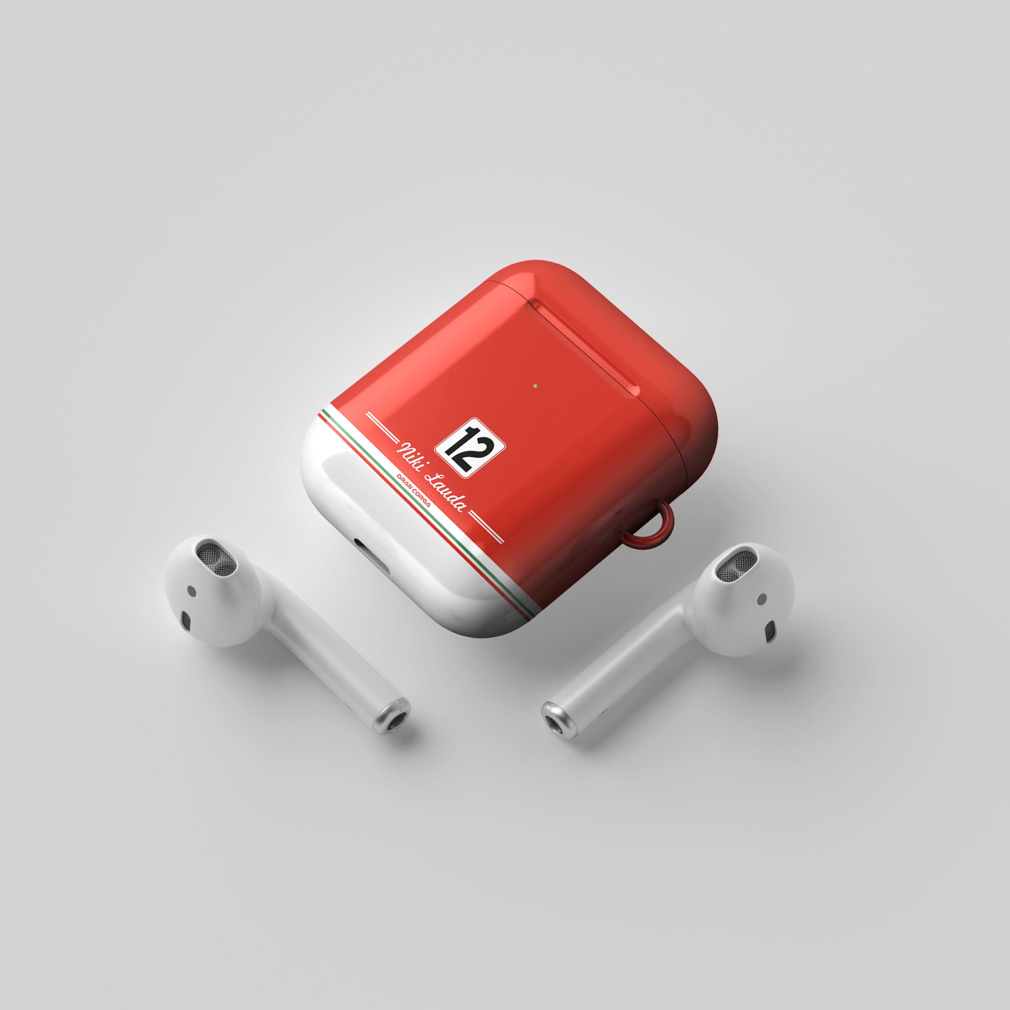 Niki Lauda F1 Ferrari 1975 312T2 Signed AirPods Case