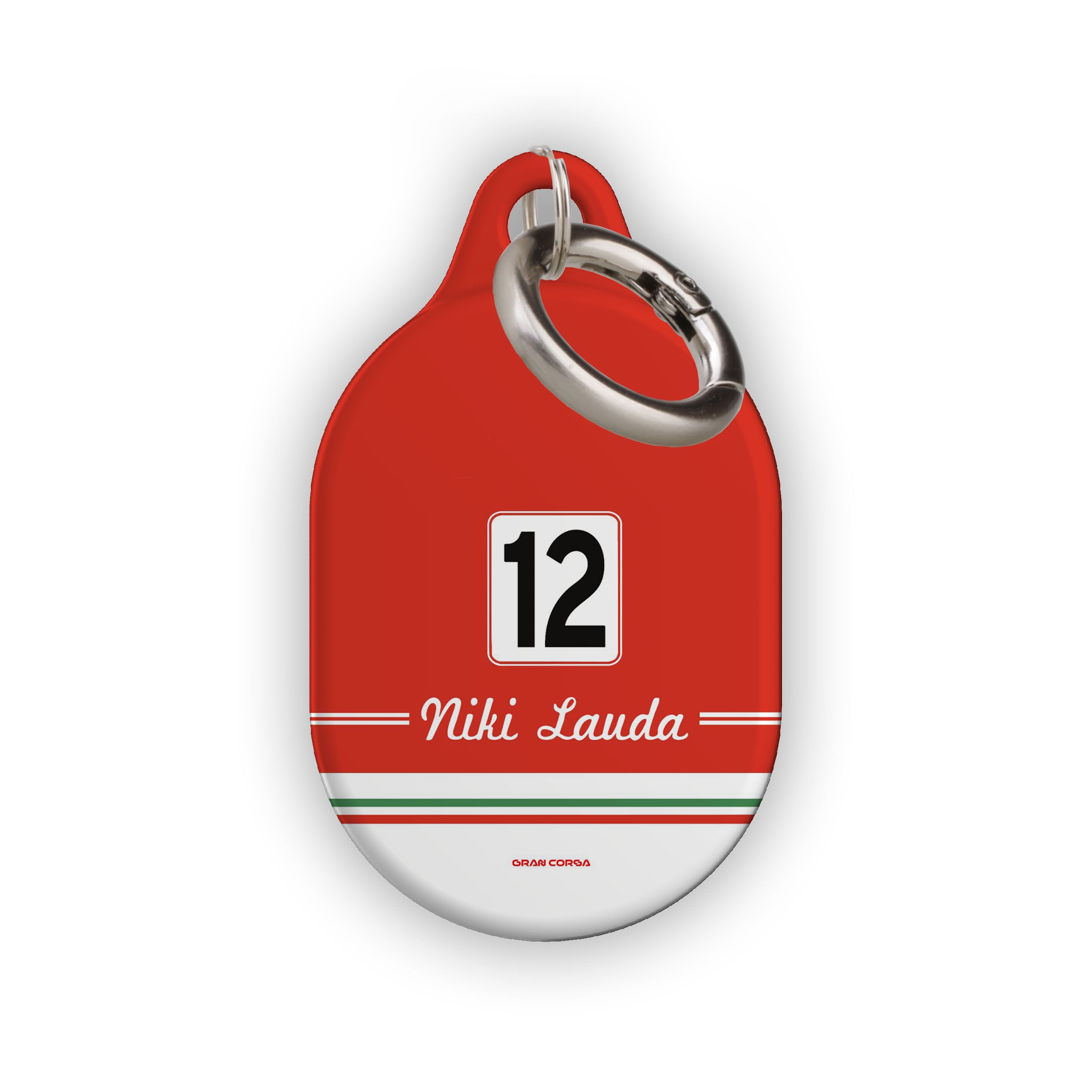 Niki Lauda F1 Ferrari 1975 312T2 Signed AirTag Holder