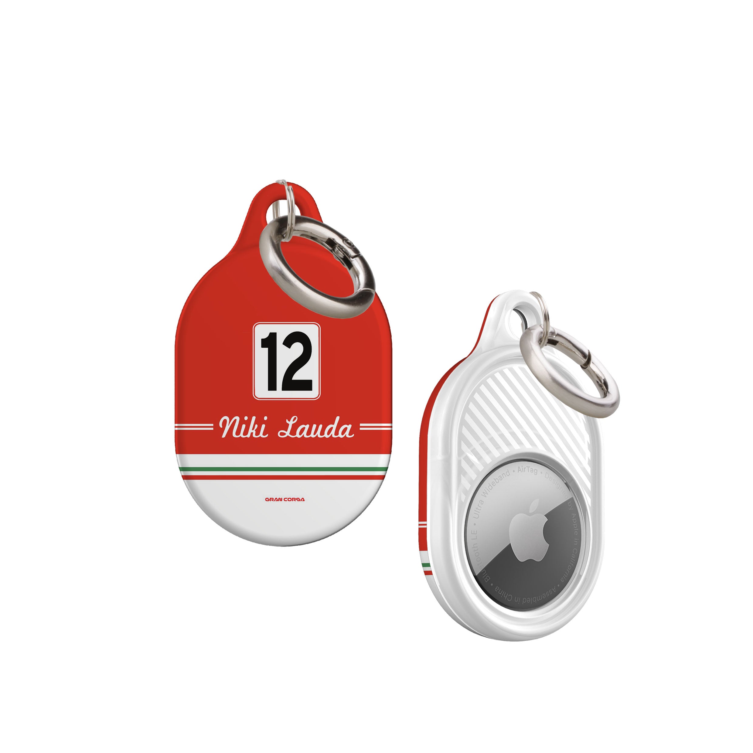 Niki Lauda F1 Ferrari 1975 312T2 Signed AirTag Holder
