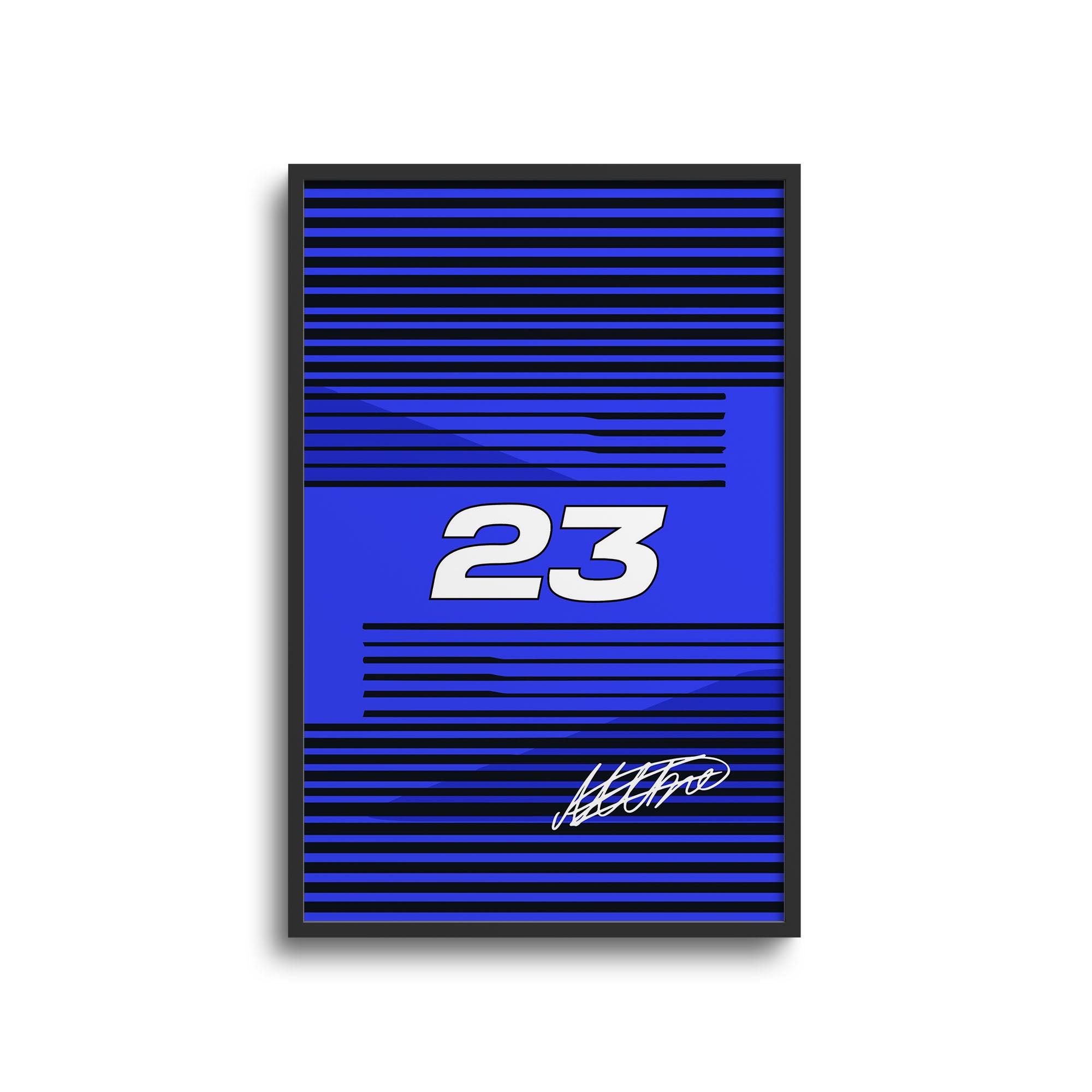Alexander Albon F1 Williams 2025 Season Signed Poster