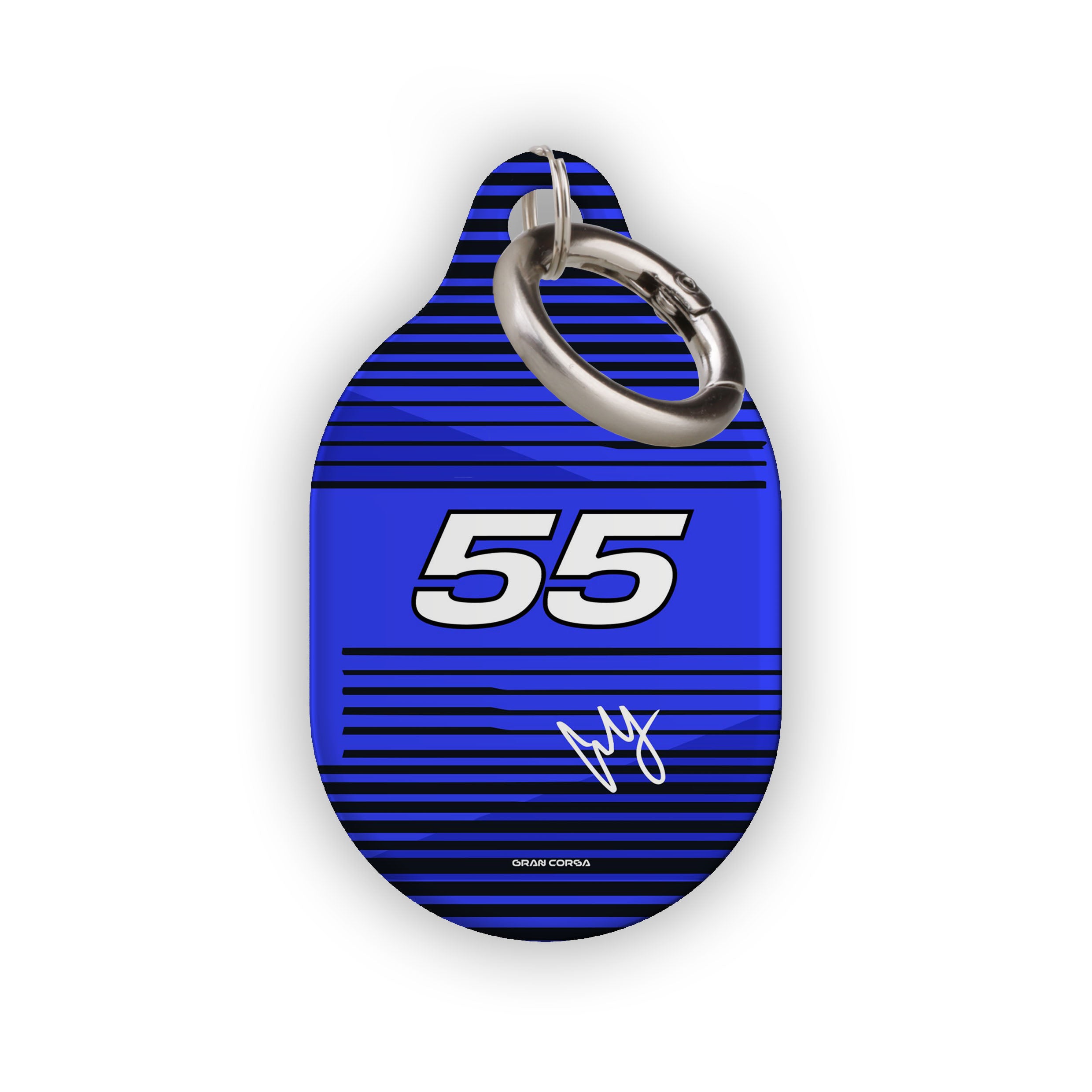 Carlos Sainz AirTag Holder – Signed Williams 2025 Season F1 Keychain Accessory