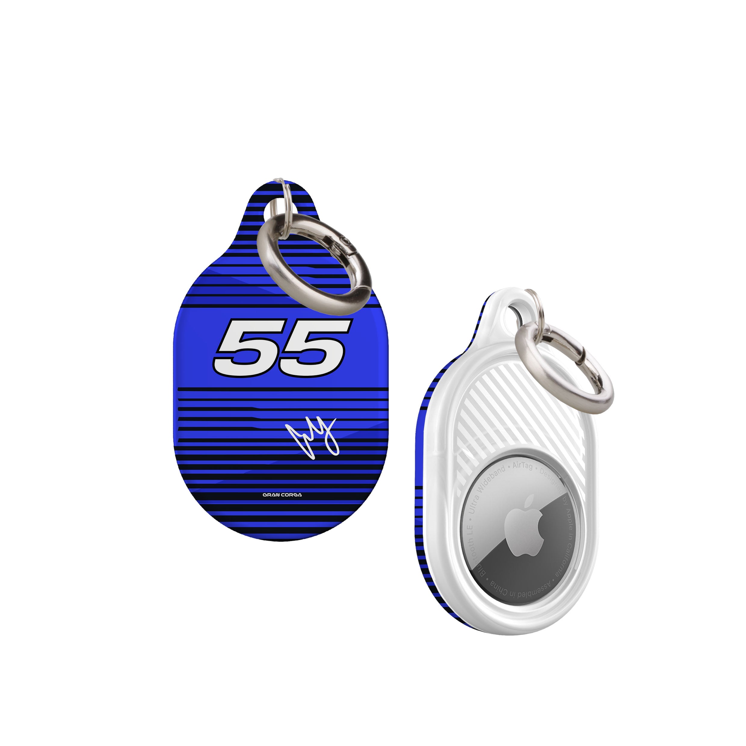 Carlos Sainz AirTag Holder – Signed Williams 2025 Season F1 Keychain Accessory