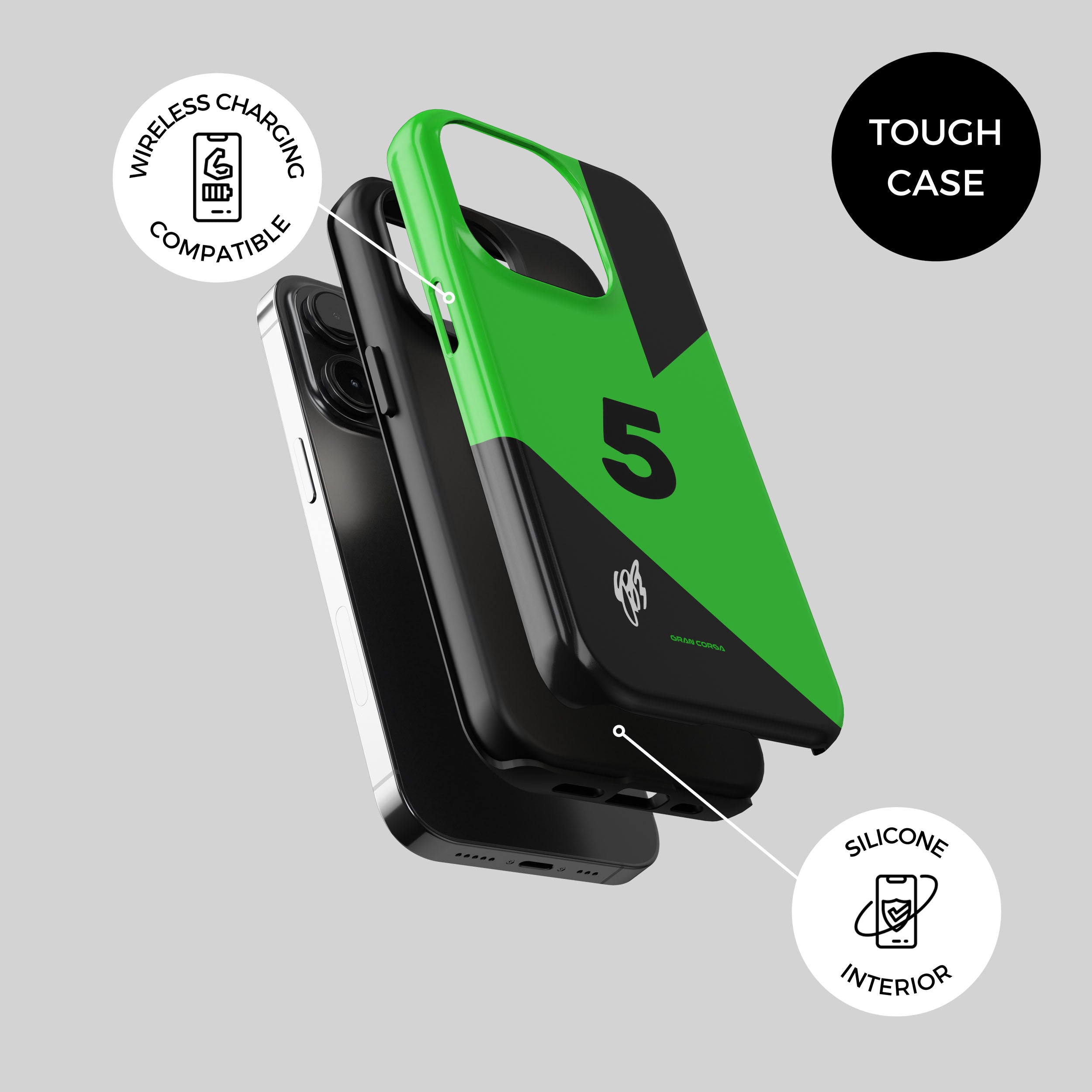 Gabriel Bortoleto F1 Kick Sauber 2025 Season Signed Phone Case