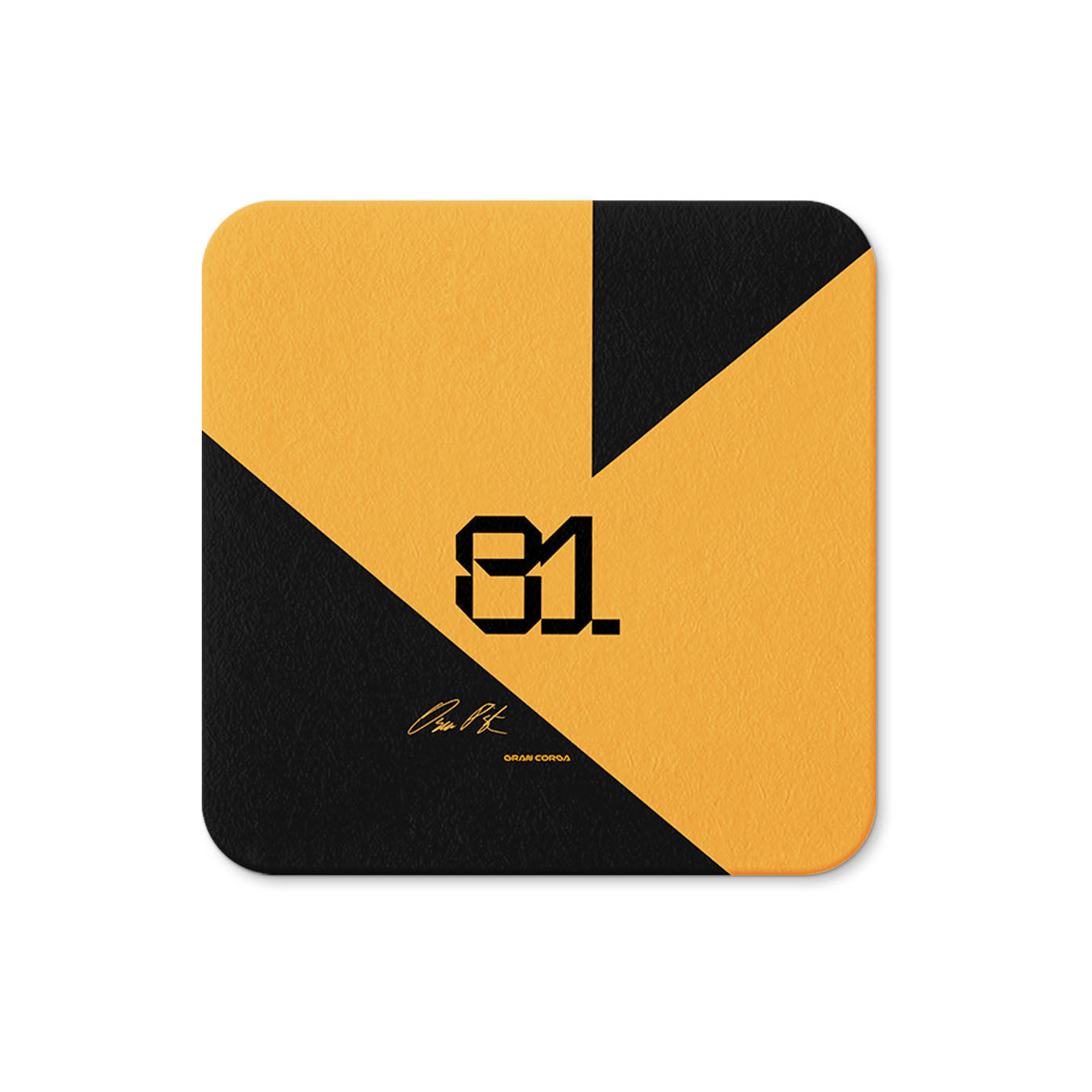 Oscar Piastri F1 McLaren 2025 Season Signed Coaster