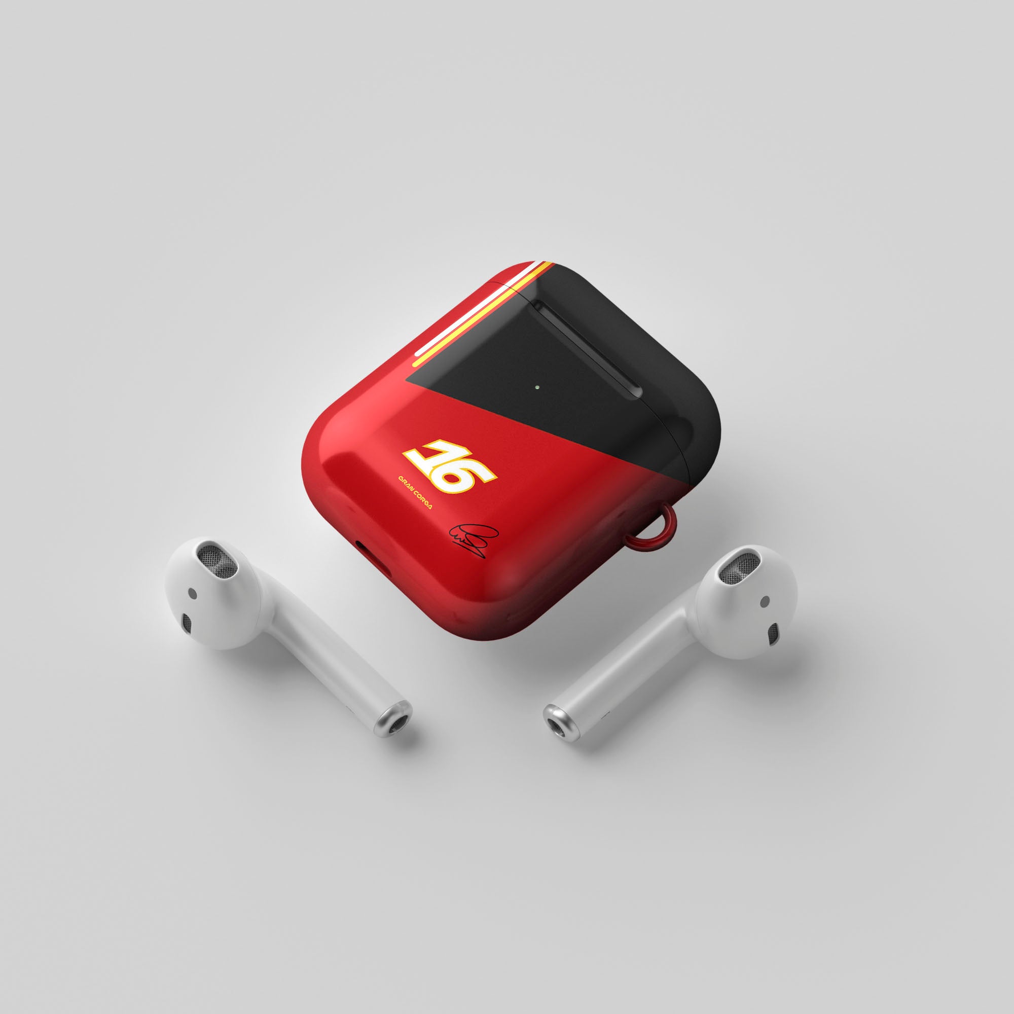 Charles Leclerc F1 Ferrari 2025 Season Signed AirPods Case