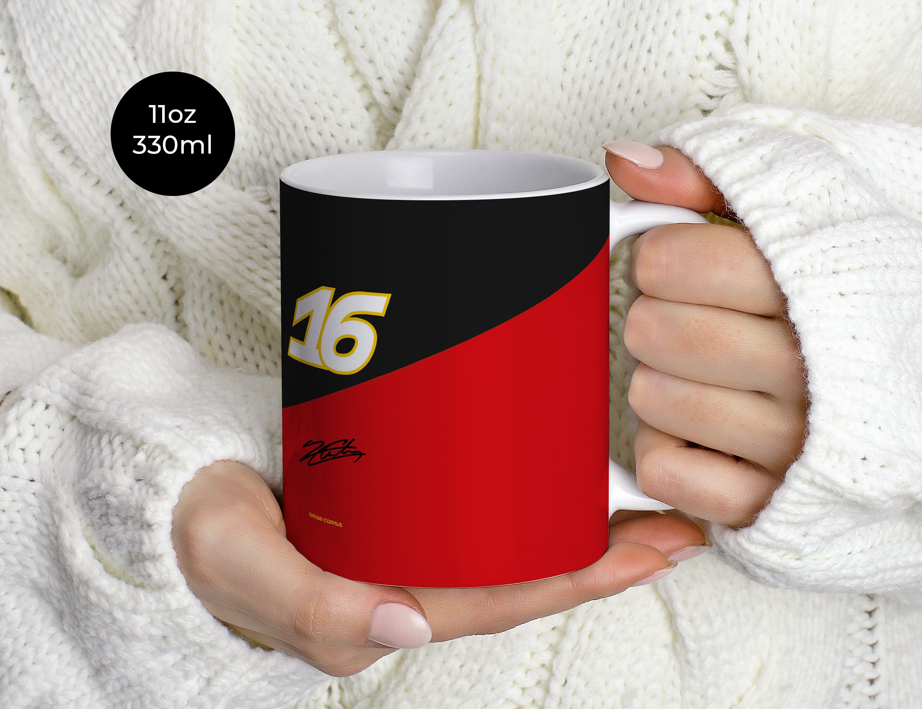 Charles Leclerc F1 Ferrari 2025 Season Signed Mug