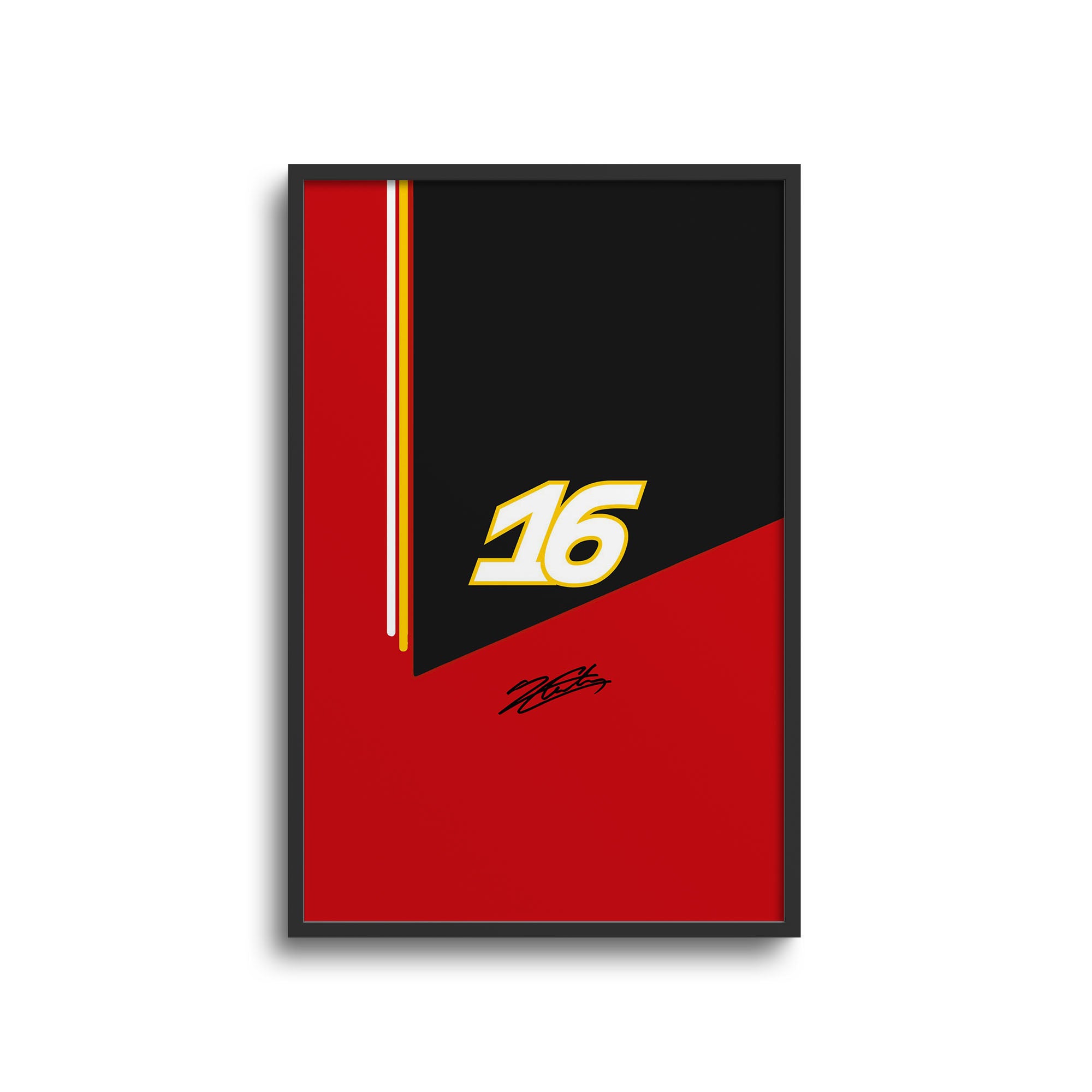 Charles Leclerc F1 Ferrari 2025 Season Signed Poster