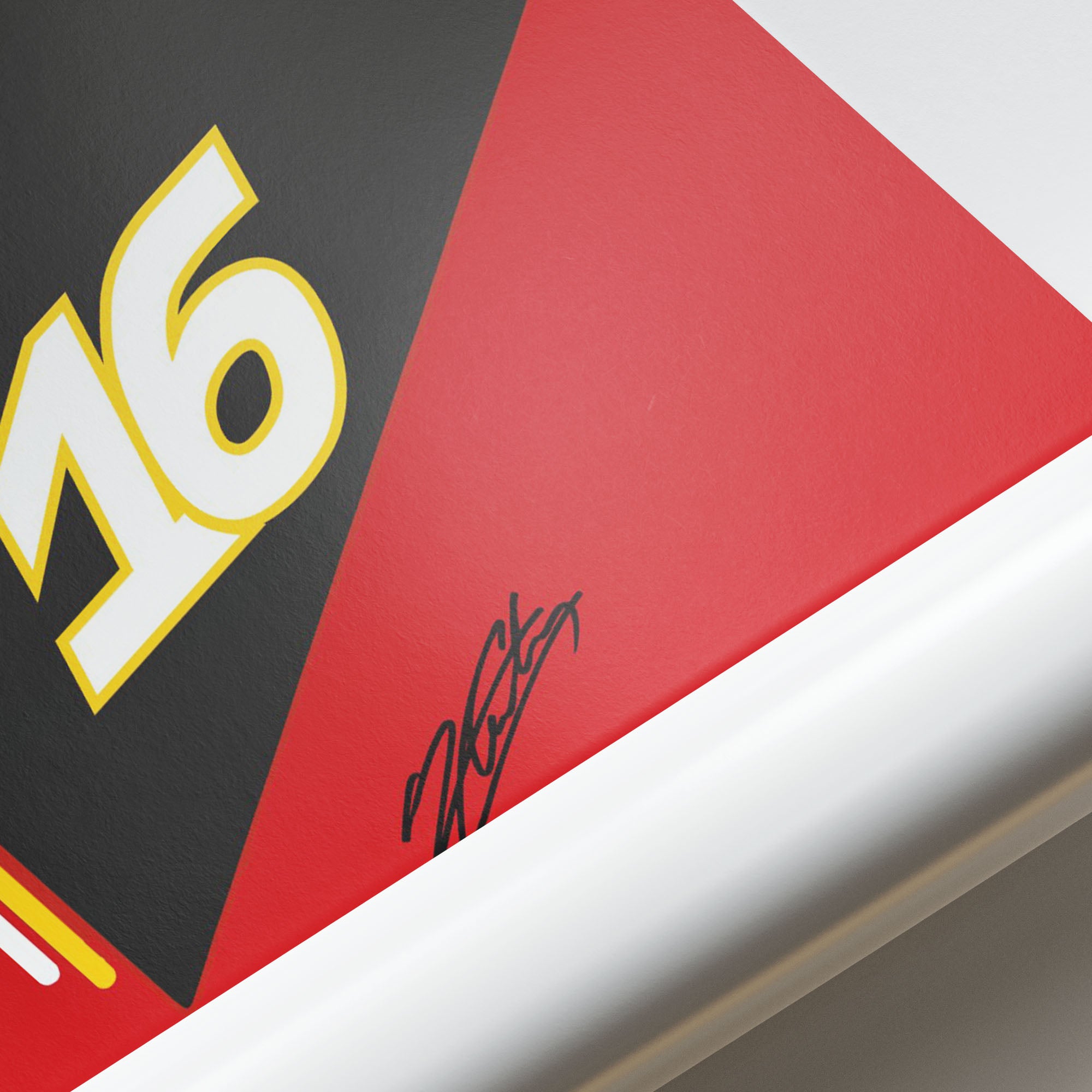 Charles Leclerc F1 Ferrari 2025 Season Signed Poster