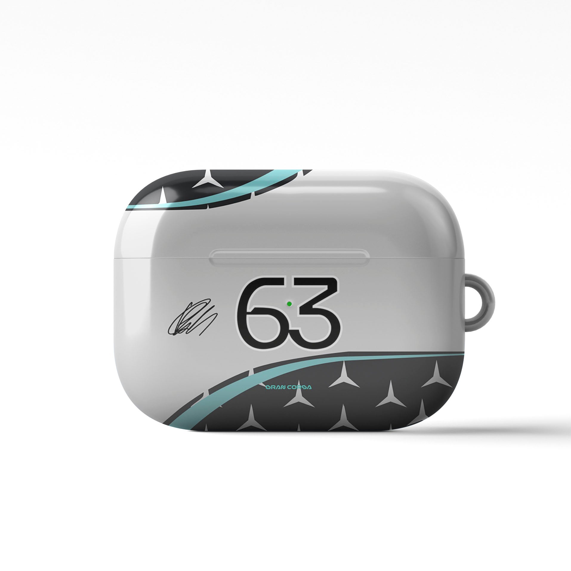 George Russell F1 Mercedes-AMG Petronas 2025 Season Signed AirPods Case