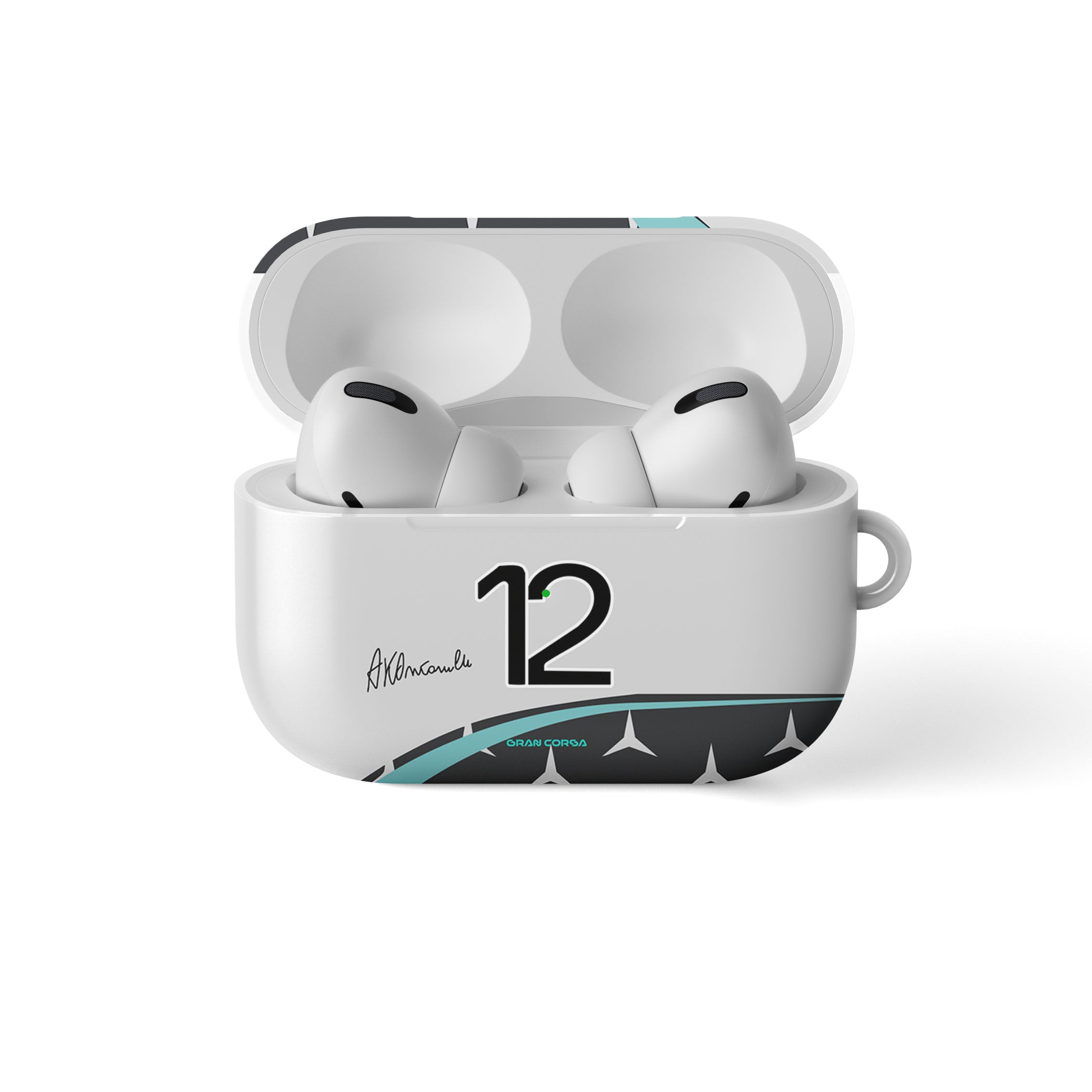 Kimi Antonelli F1 Mercedes-AMG Petronas 2025 Season Signed AirPods Case