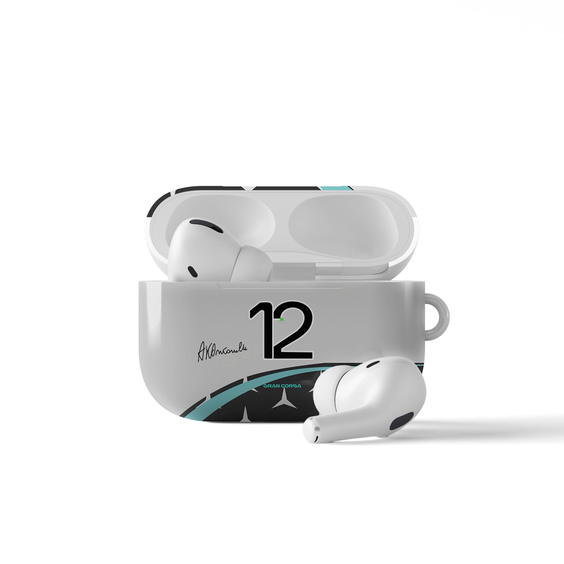 Kimi Antonelli F1 Mercedes-AMG Petronas 2025 Season Signed AirPods Case