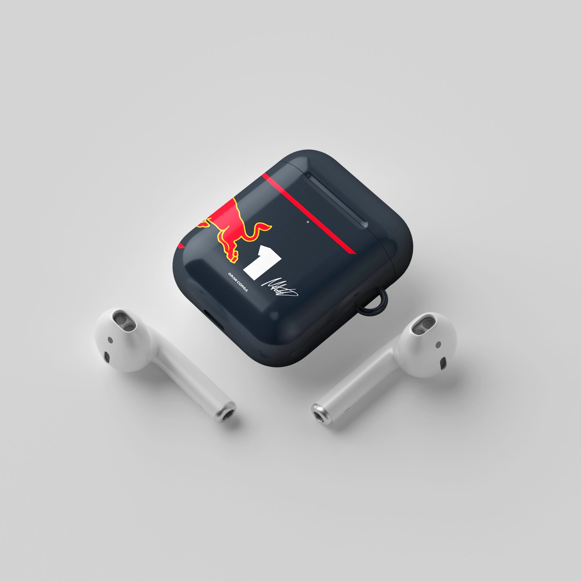 Max Verstappen F1 Red Bull Racing 2025 Season Signed AirPods Case