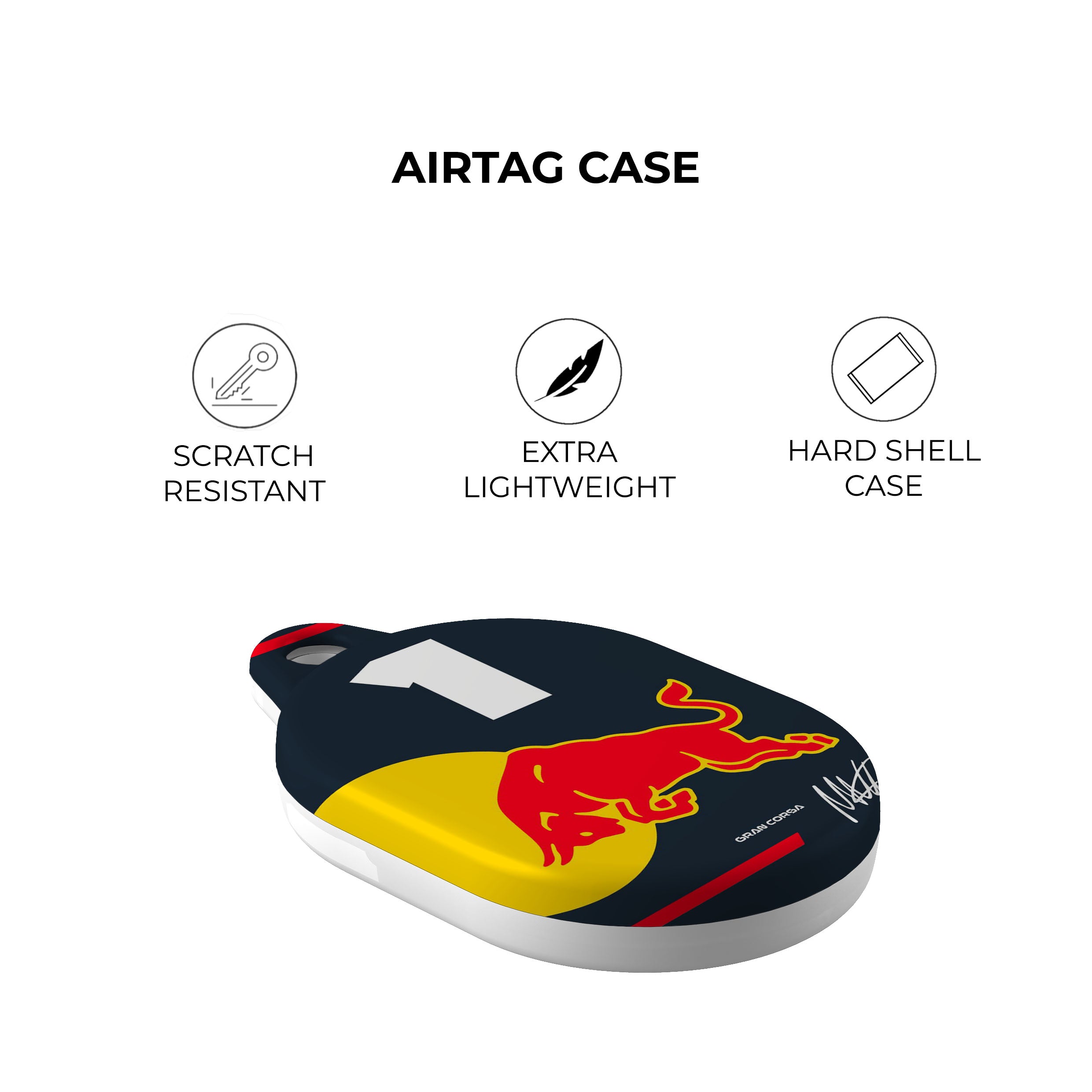 Max Verstappen F1 Red Bull Racing 2025 Season Signed AirTag Holder