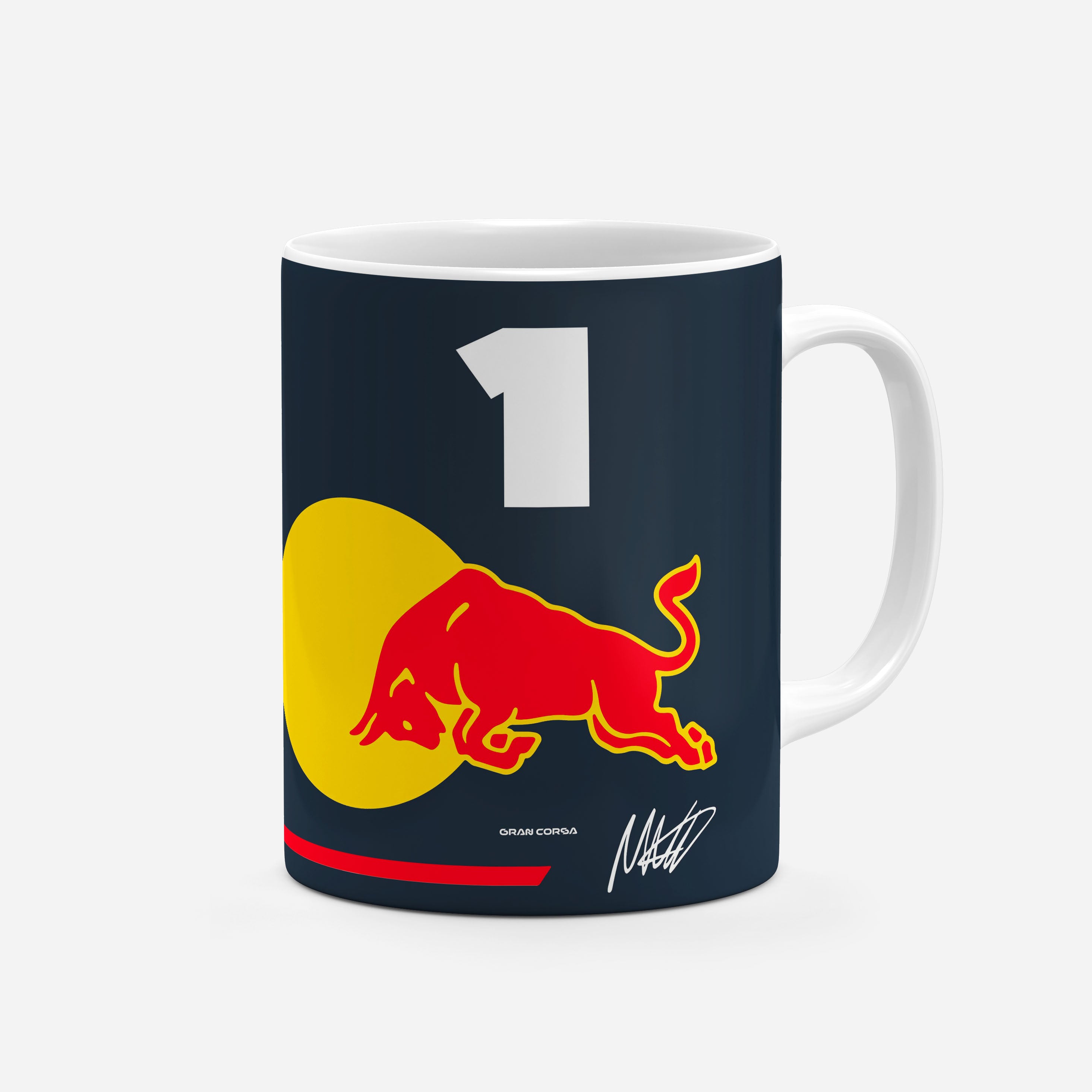 Max Verstappen F1 Red Bull Racing 2025 Season Signed Mug