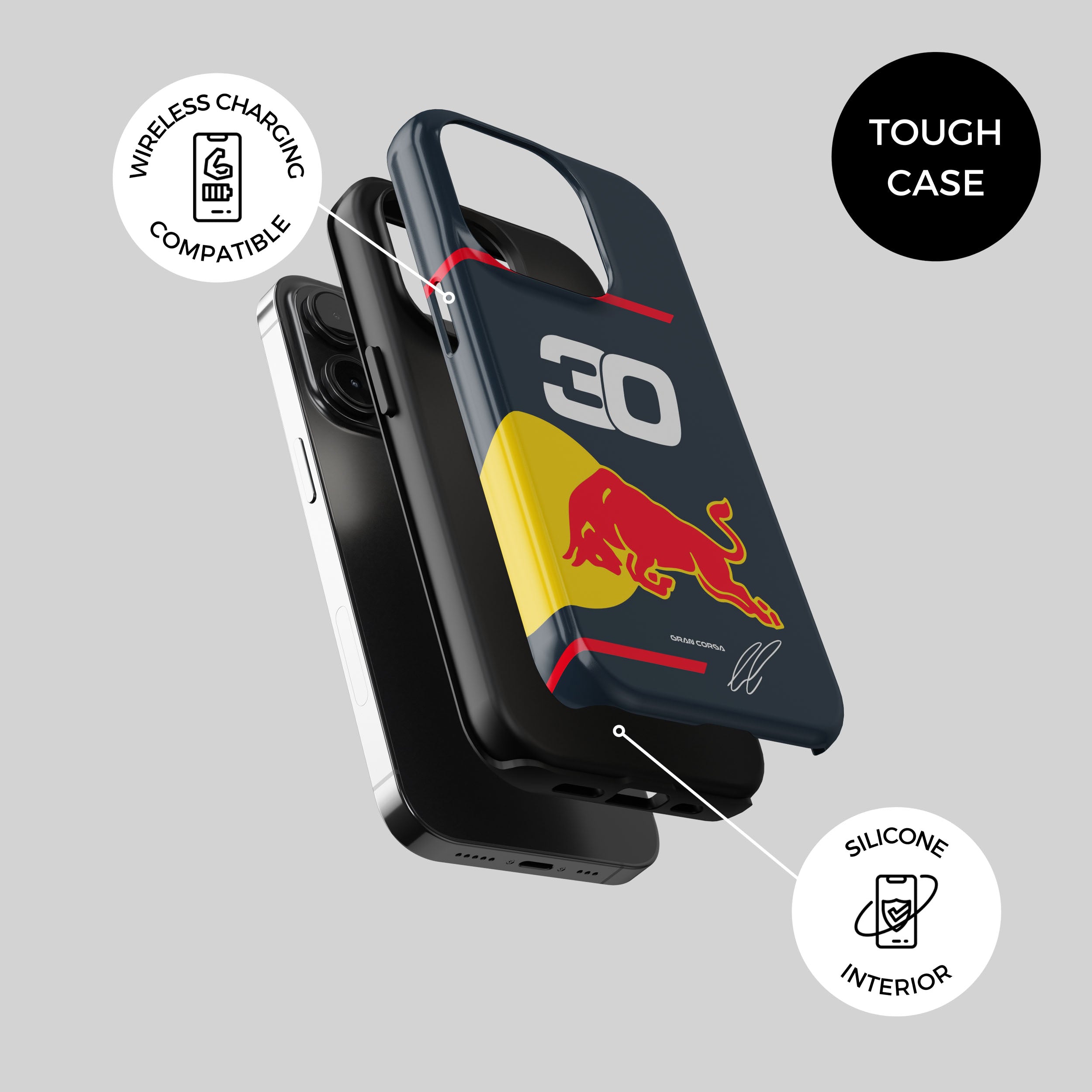 Liam Lawson F1 Red Bull Racing 2025 Season Signed Phone Case