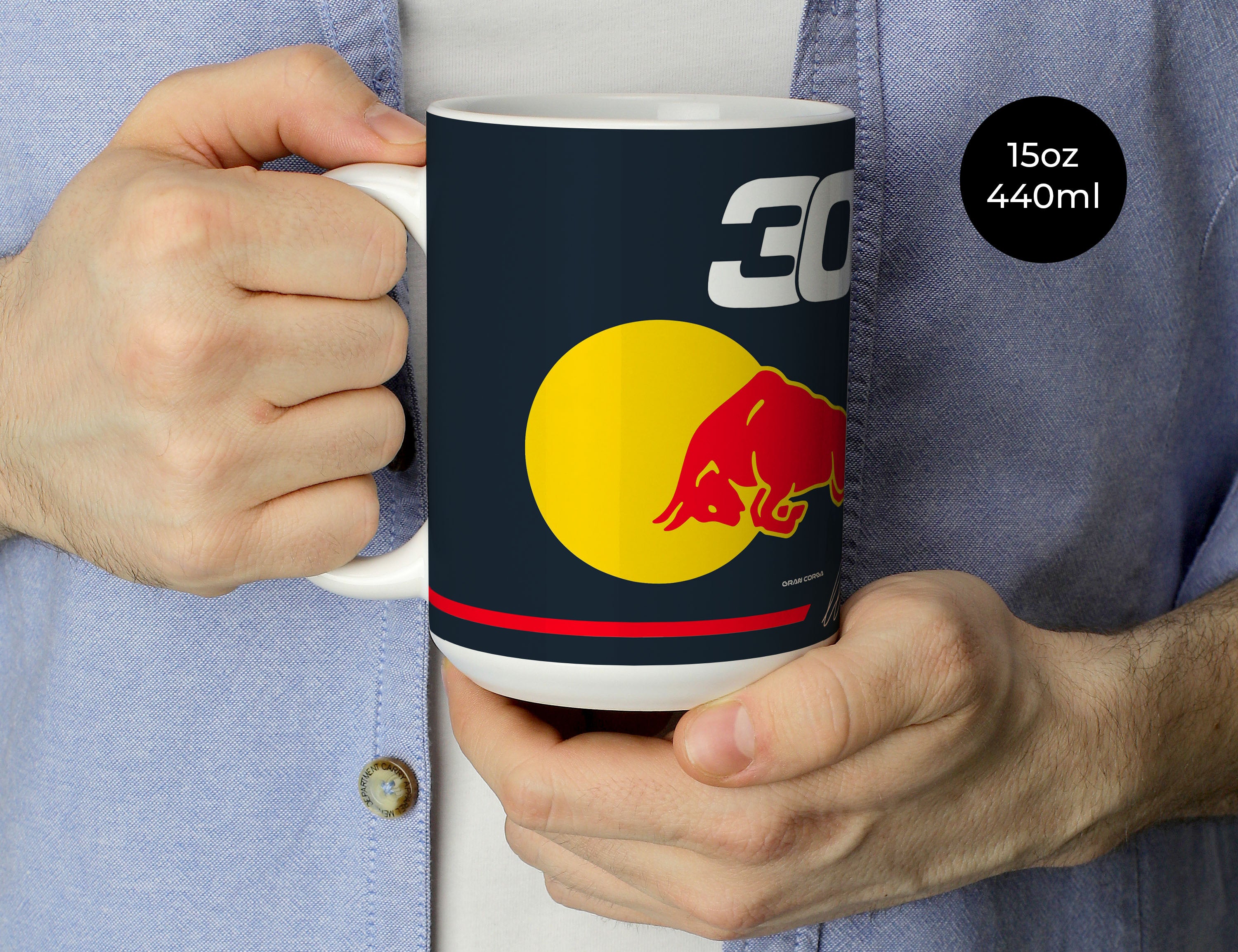 Liam Lawson F1 Red Bull Racing 2025 Season Signed Mug