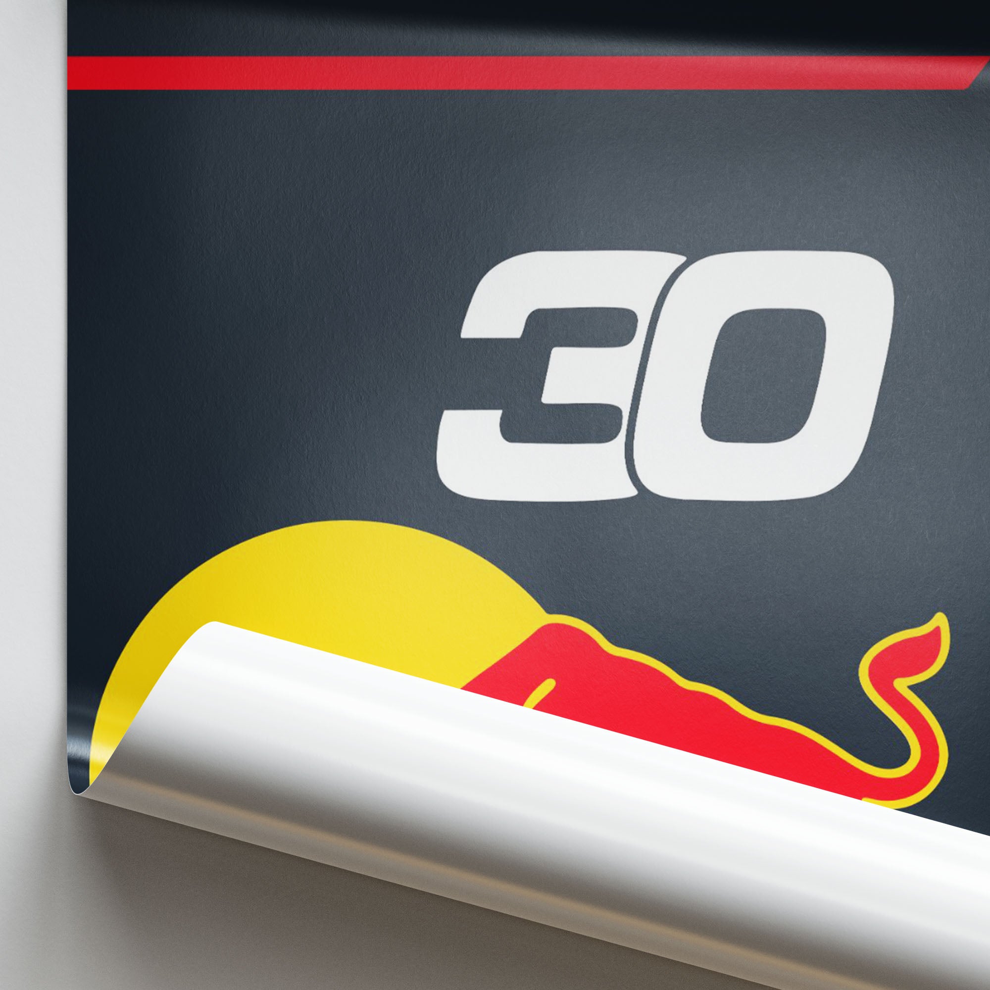 Liam Lawson F1 Red Bull Racing 2025 Season Signed Poster