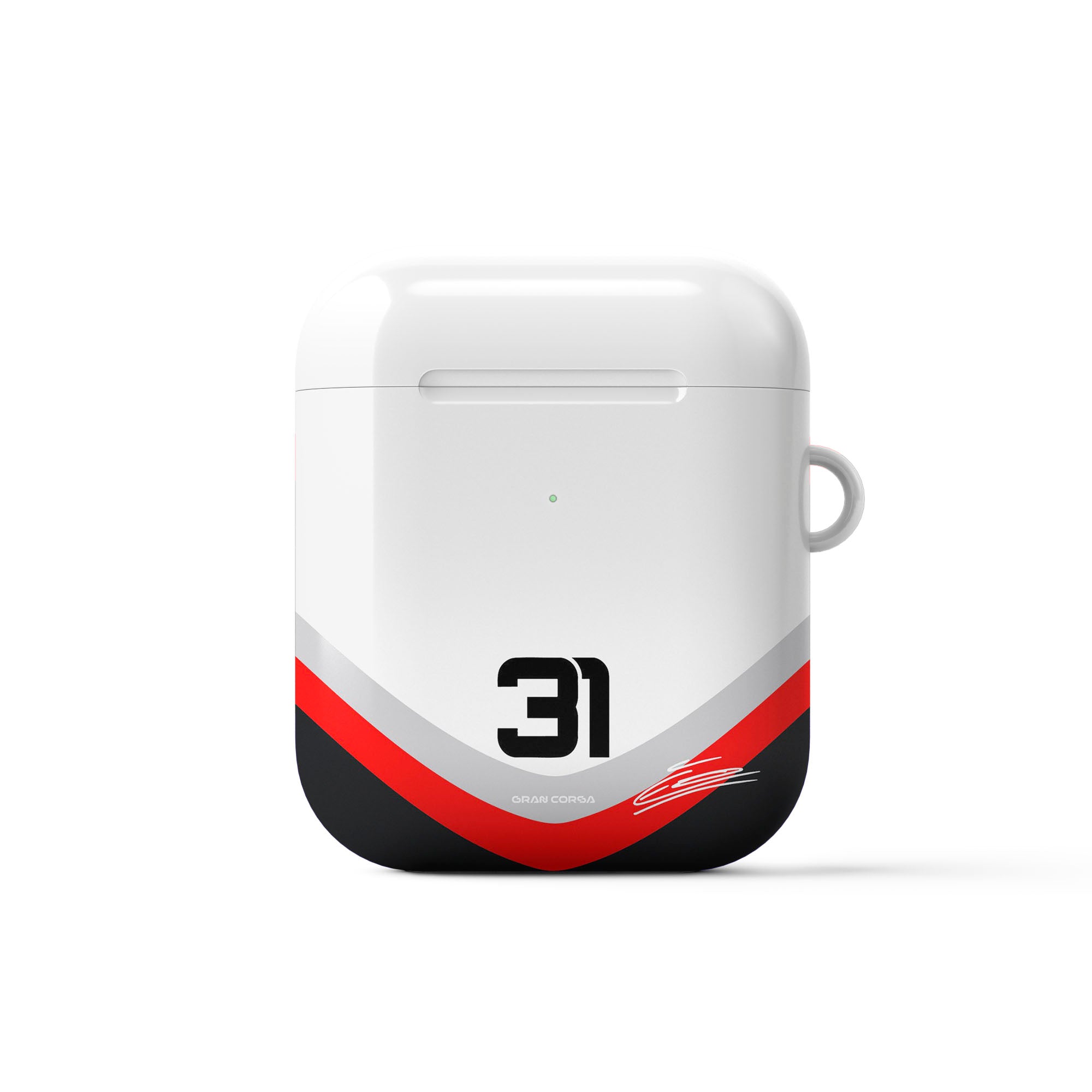 Esteban Ocon F1 Haas 2025 Season Signed AirPods Case