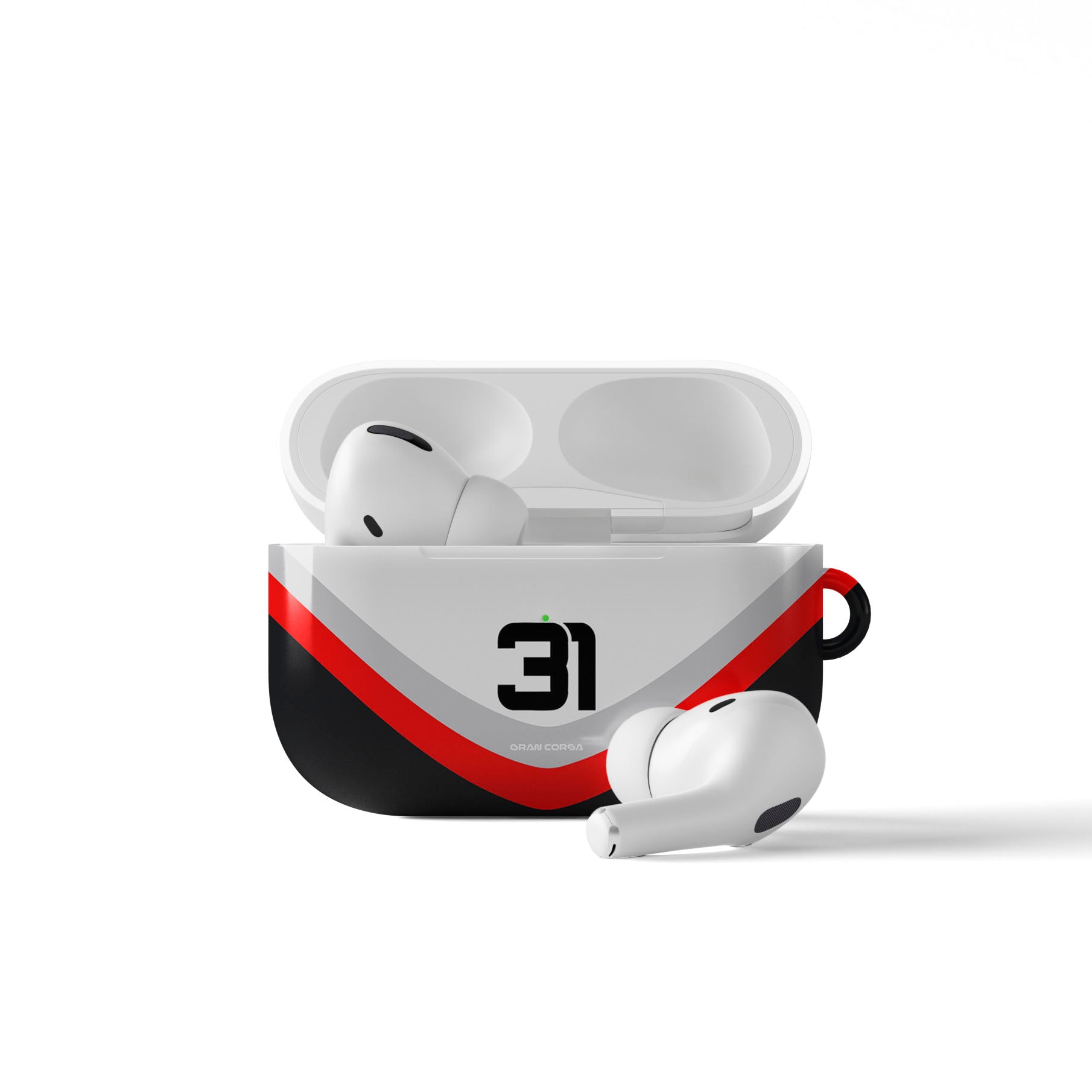 Esteban Ocon F1 Haas 2025 Season Signed AirPods Case