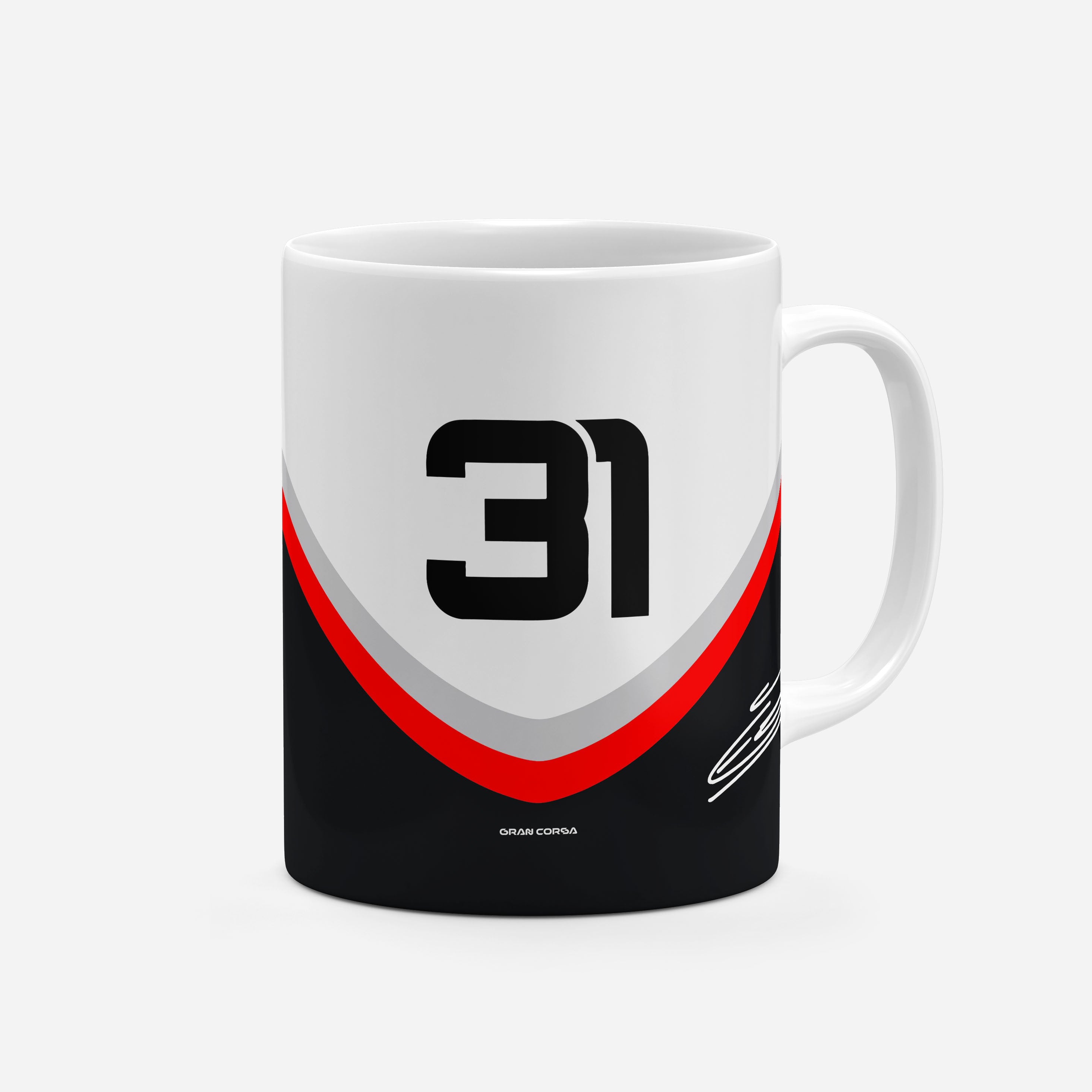 Esteban Ocon F1 Haas 2025 Season Signed Mug