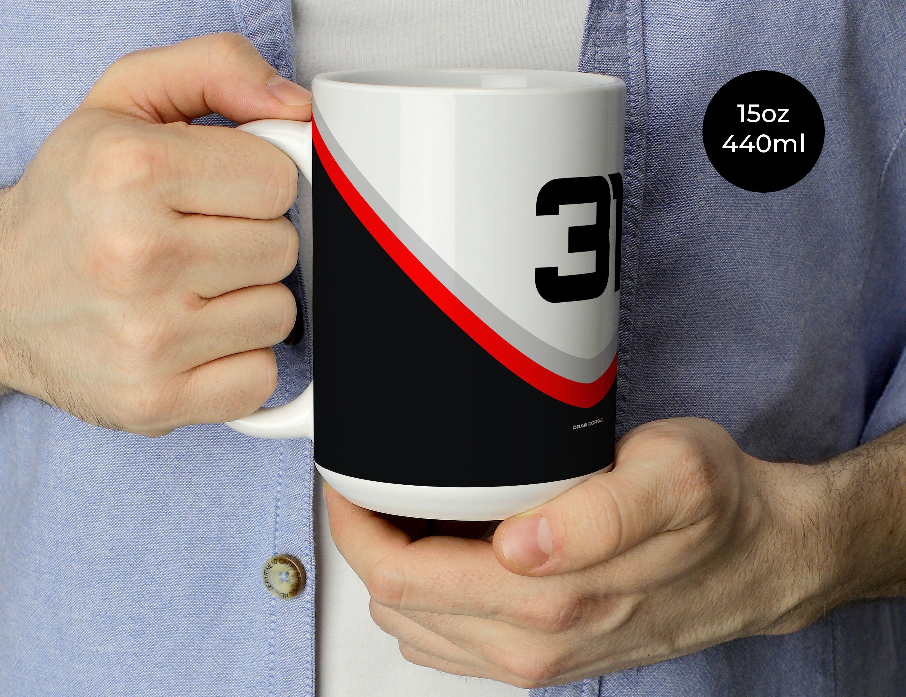 Esteban Ocon F1 Haas 2025 Season Signed Mug