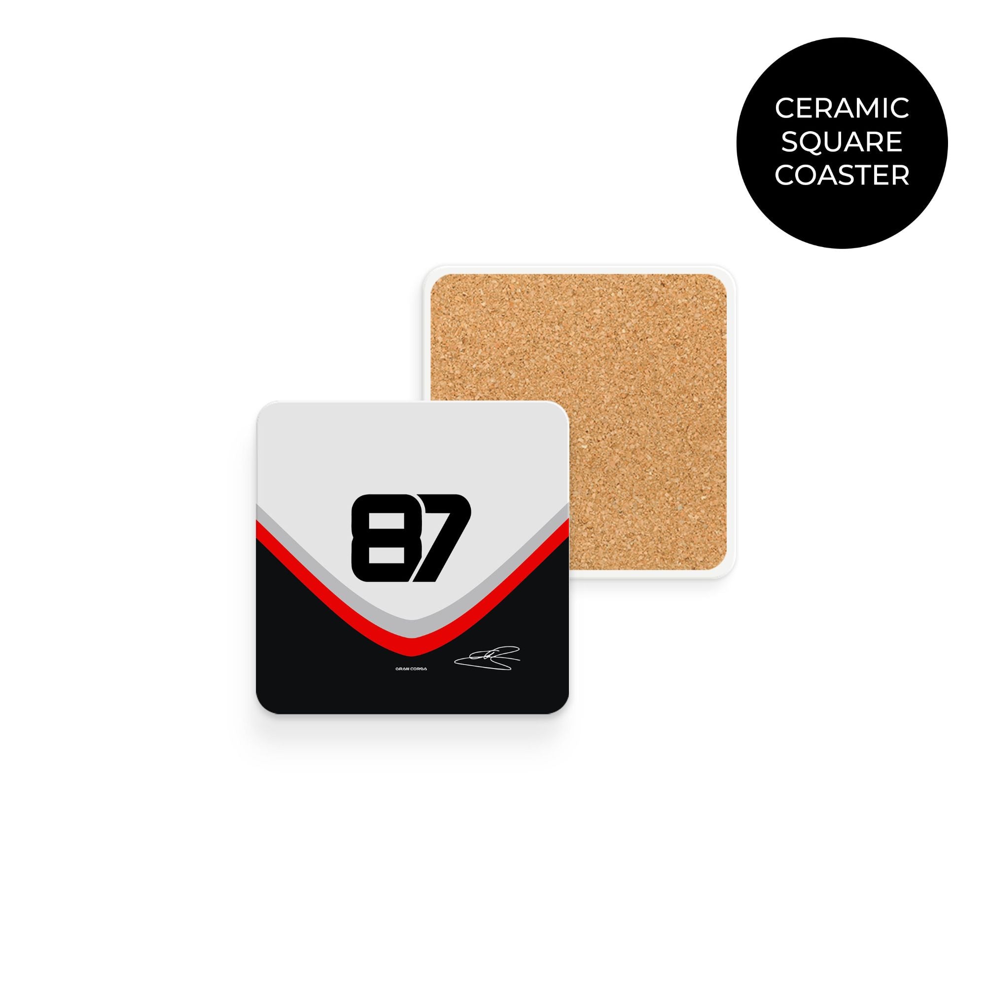 Oliver Bearman F1 Haas 2025 Season Signed Coaster