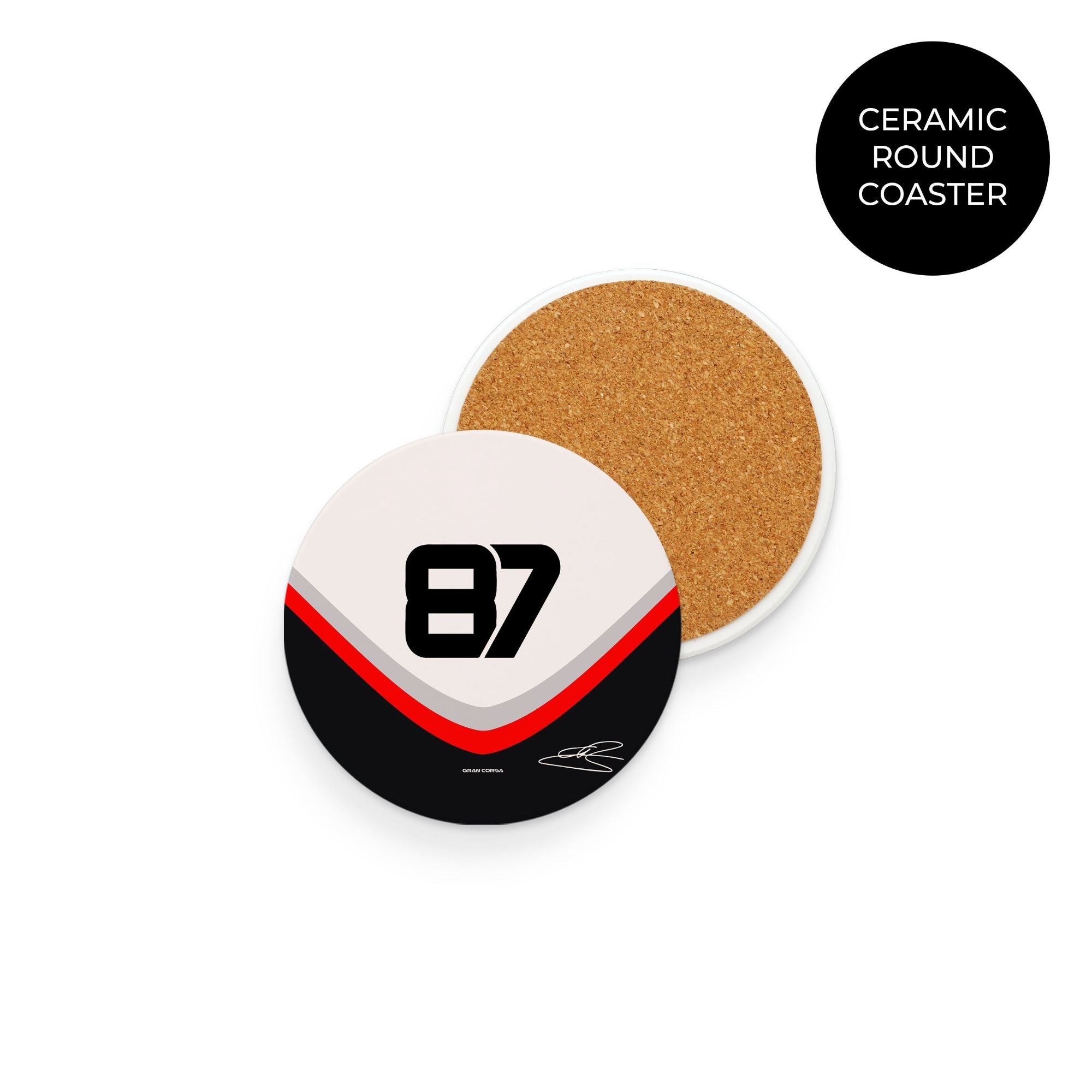 Oliver Bearman F1 Haas 2025 Season Signed Coaster