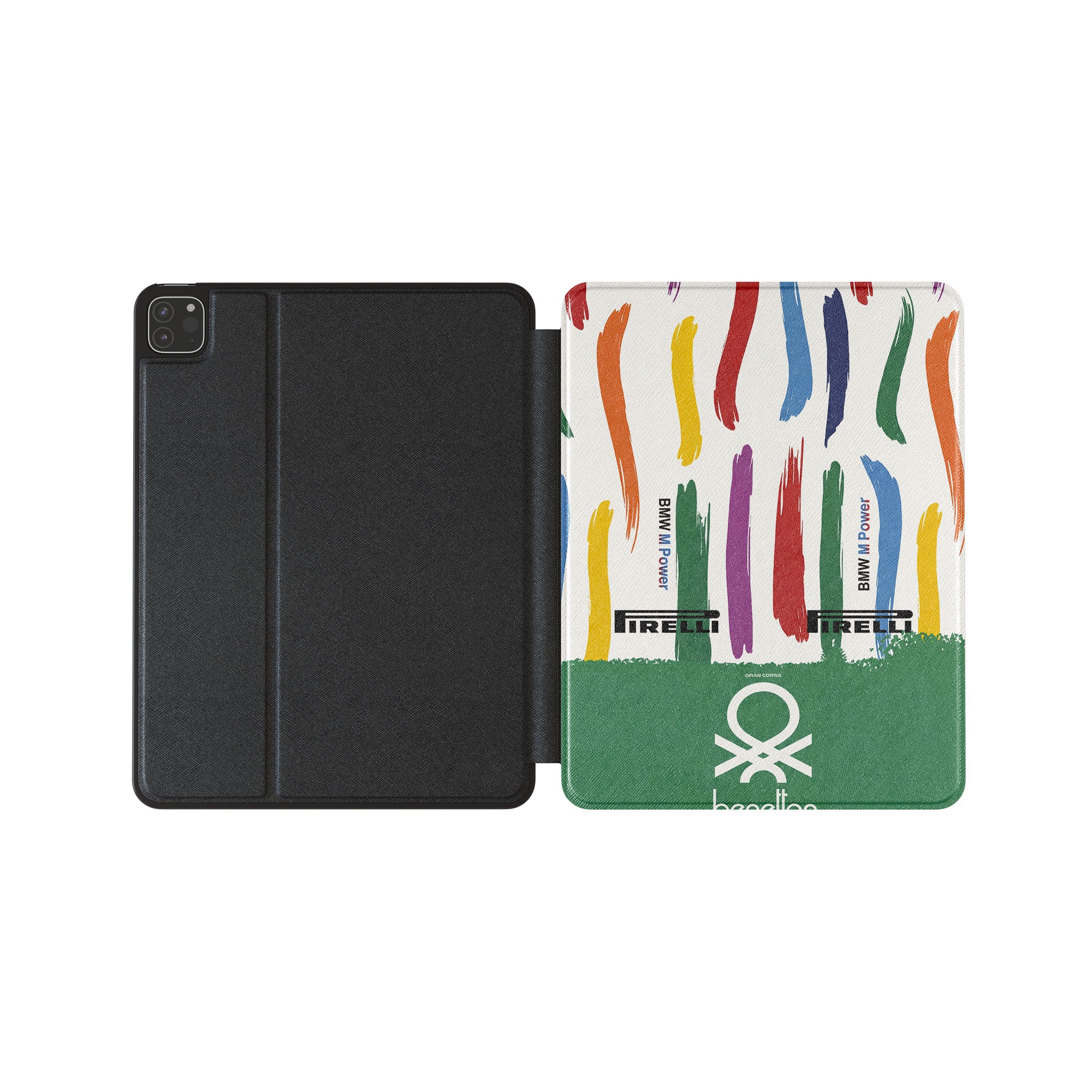 Benetton F1 iPad Case – 1986 F1 Livery BMW Grand Prix Racing Cover