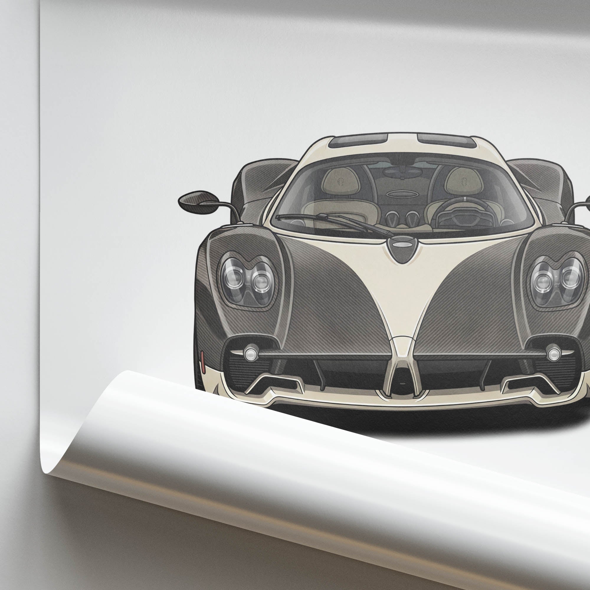 2023 Pagani Utopia Unpainted – Car Print