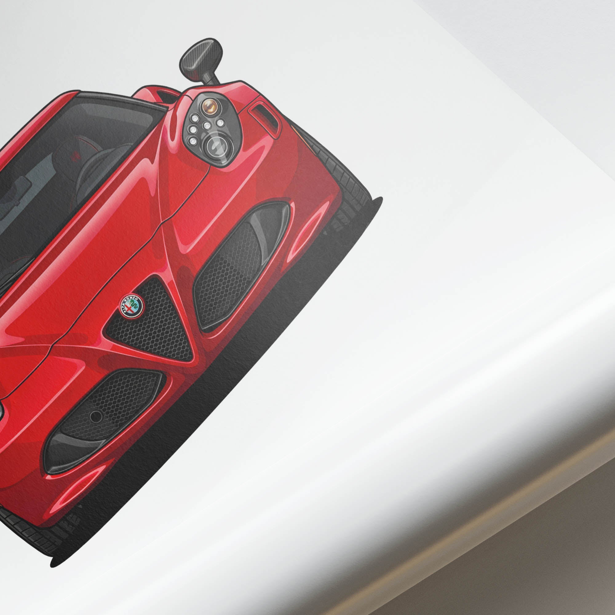 2014 Alfa Romeo 4C Alfa – Car Print