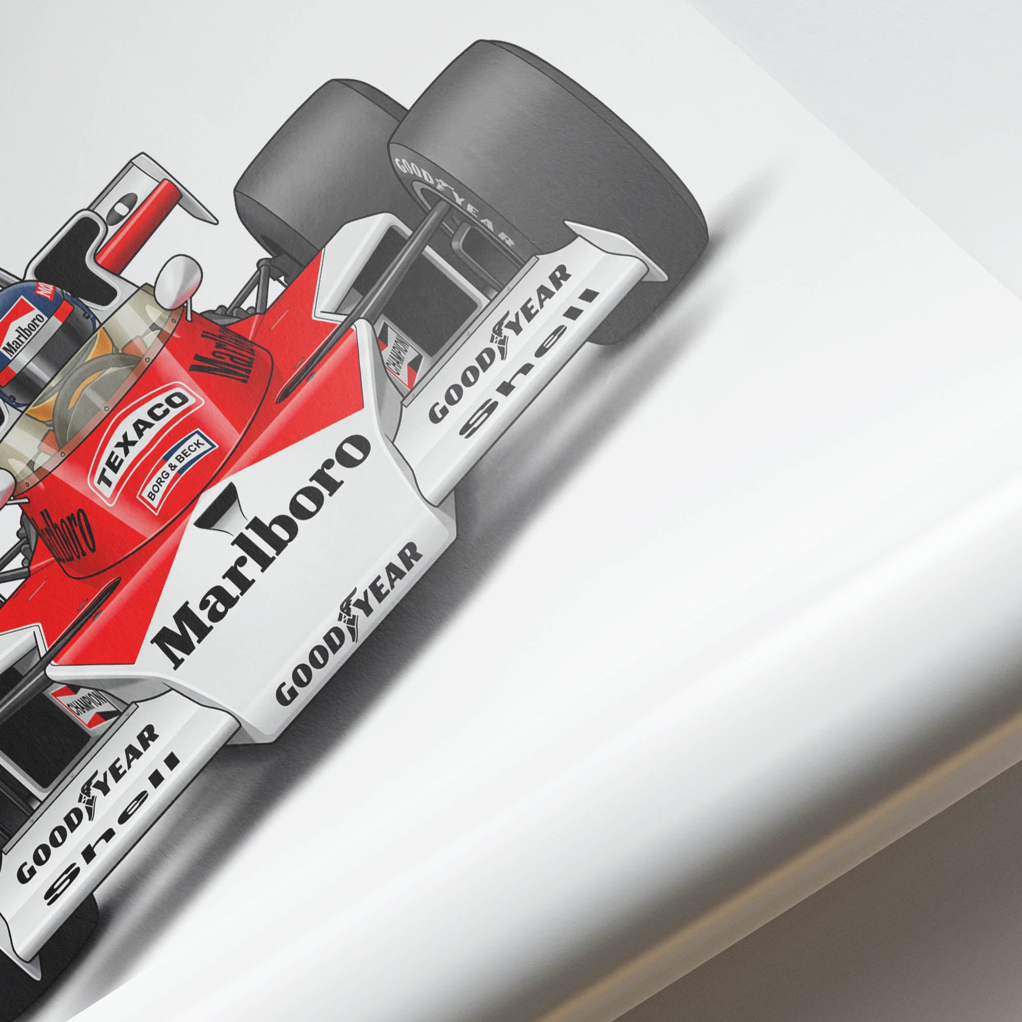 1976 McLaren M23 James Hunt – Car Print